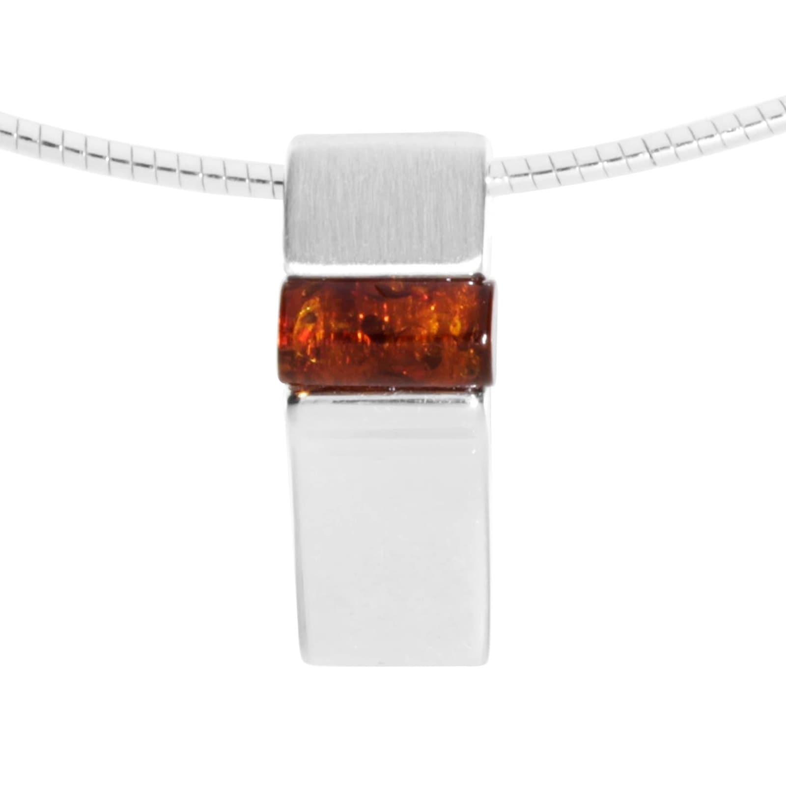 Kette mit Anhänger OSTSEE-SCHMUCK "- Gleiter-Marja - Silber 925/000 - Bernstein" Gr. 50, silber (silber 925, silberfarben, weiß), Schmuck_Sets, Damen, 50, Silber 925 (Sterlingsilber) 4