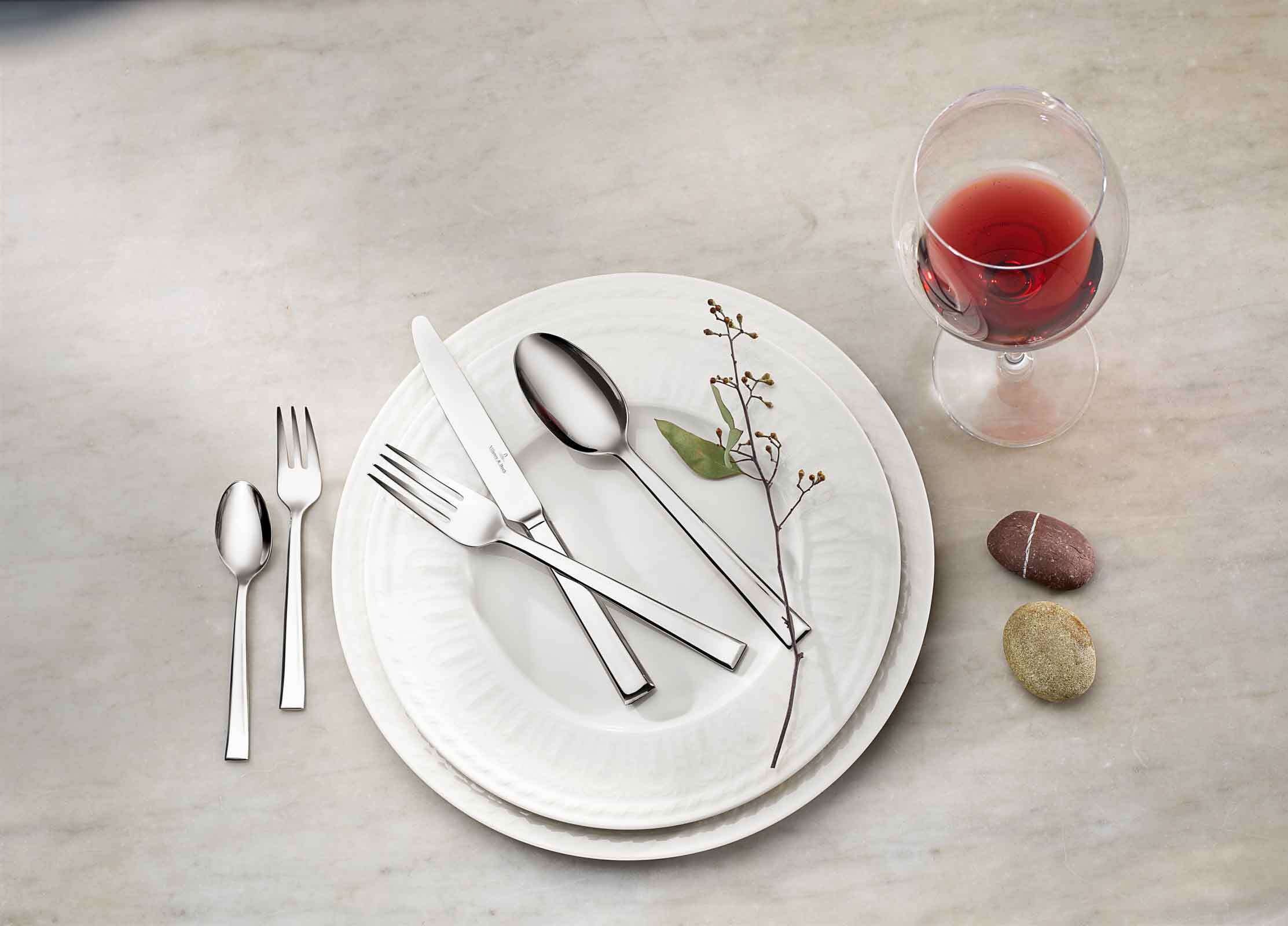 Villeroy & Boch Besteck-Set »Tafelbesteck Victor 30er Set silber«