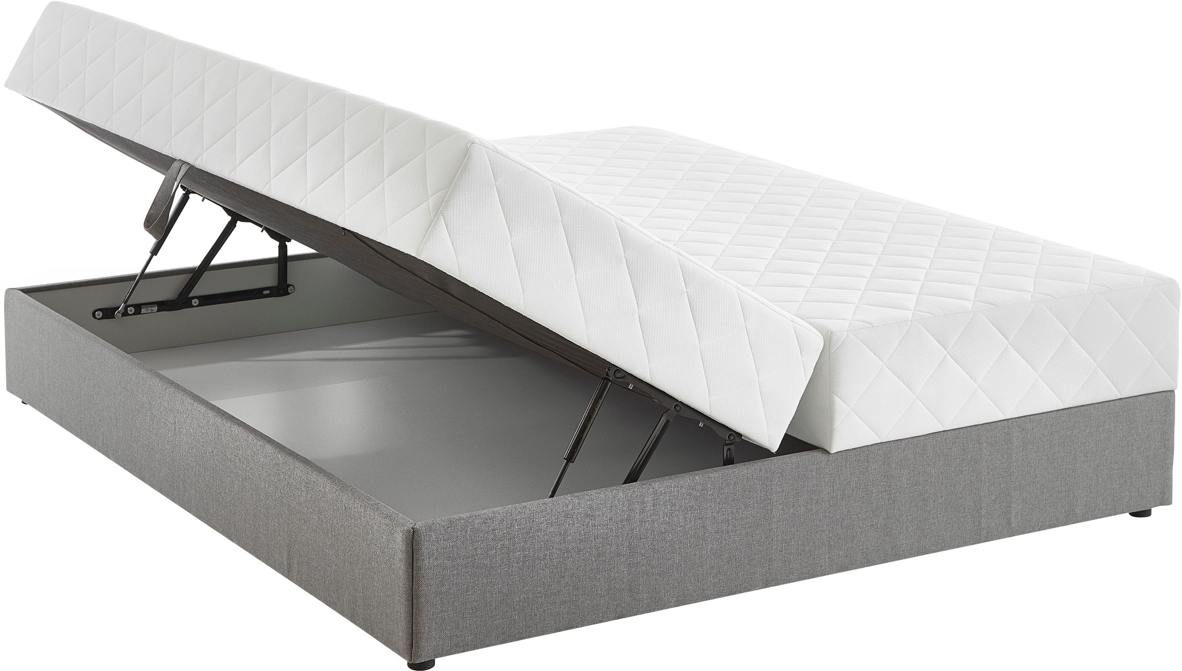 ATLANTIC home collection Boxbett »BELINA«, mit Taschenfederkernmatratze und geräumigem Bettkasten