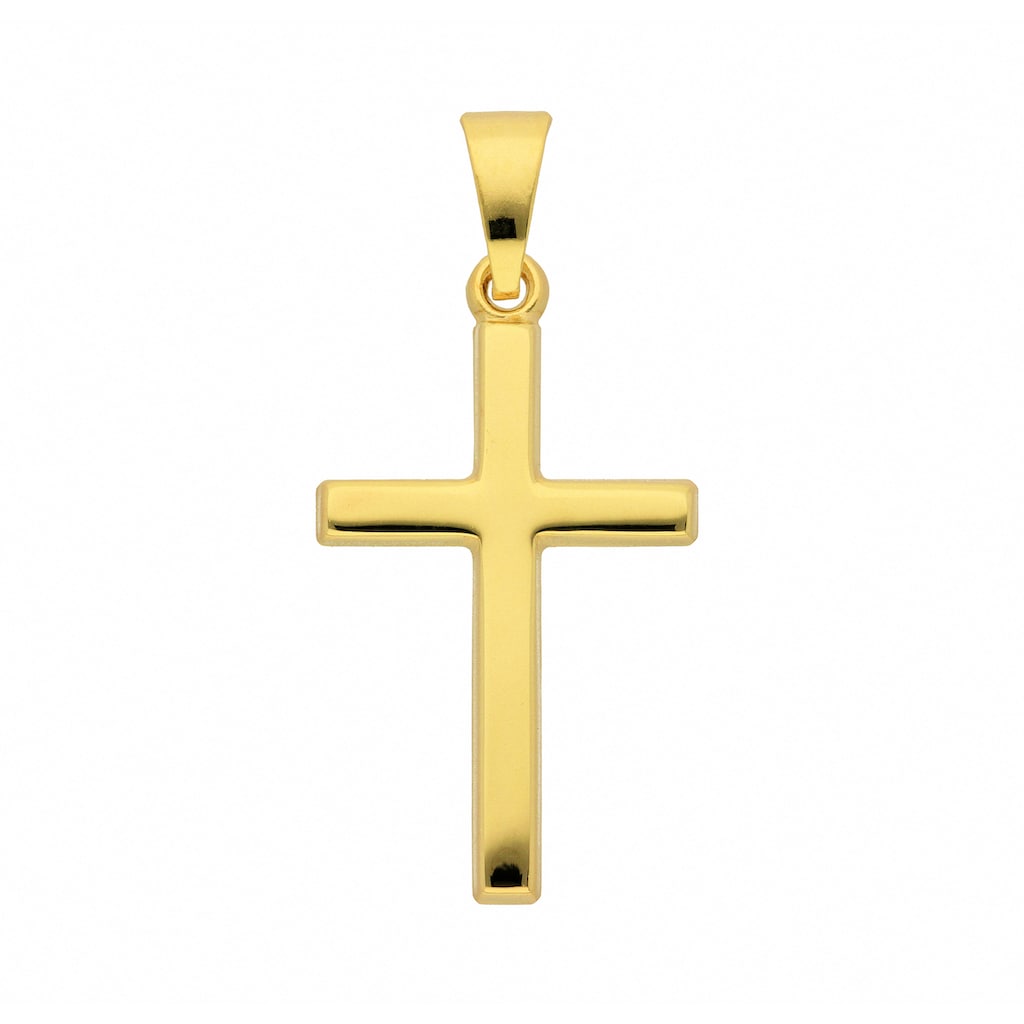 Adelia´s Kette mit Anhänger »333 Gold Kreuz Anhänger«