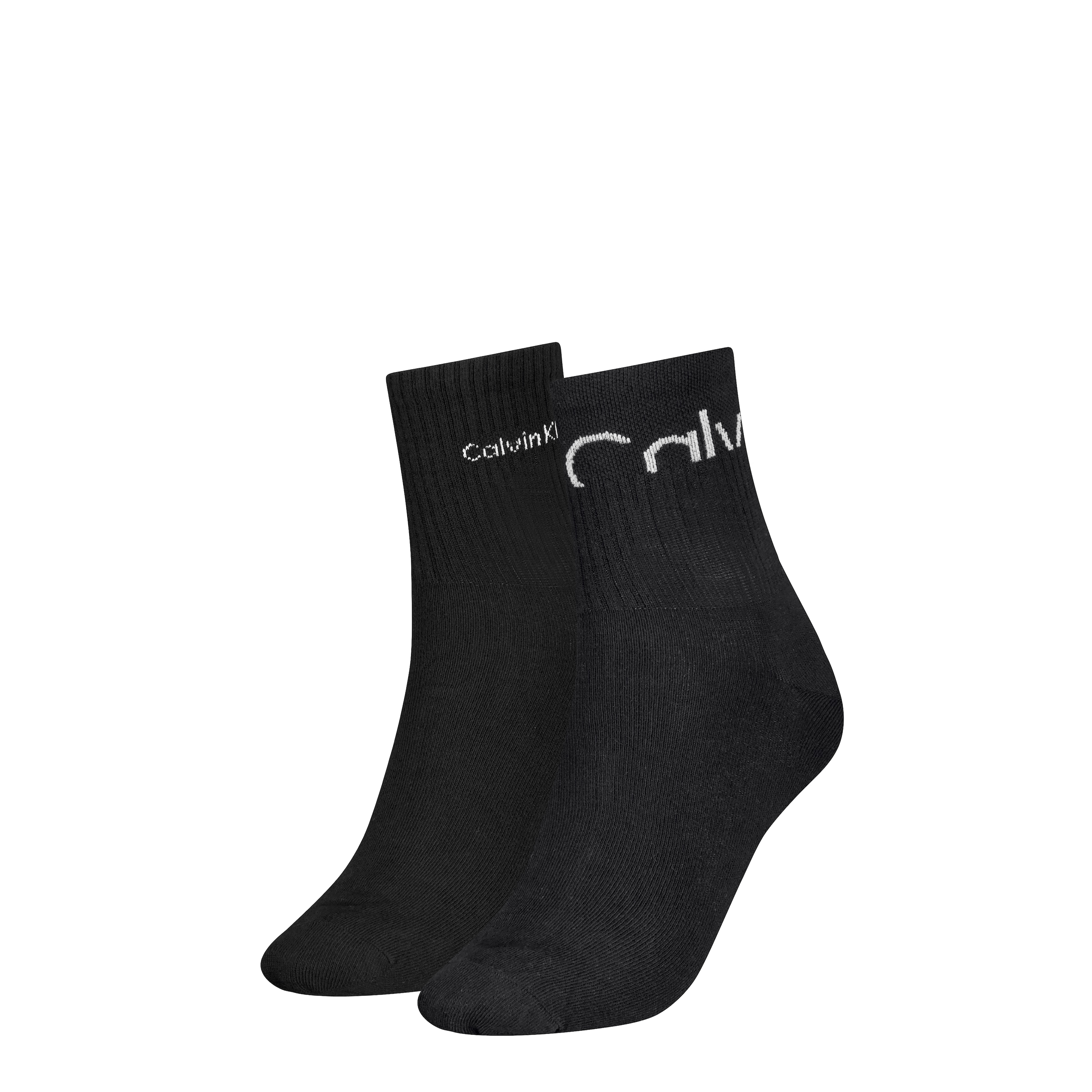 Calvin Klein Jeans Socken "CKJ WOMEN SHORT SOCK 2P CUT LOGO", (2er Pack) günstig online kaufen