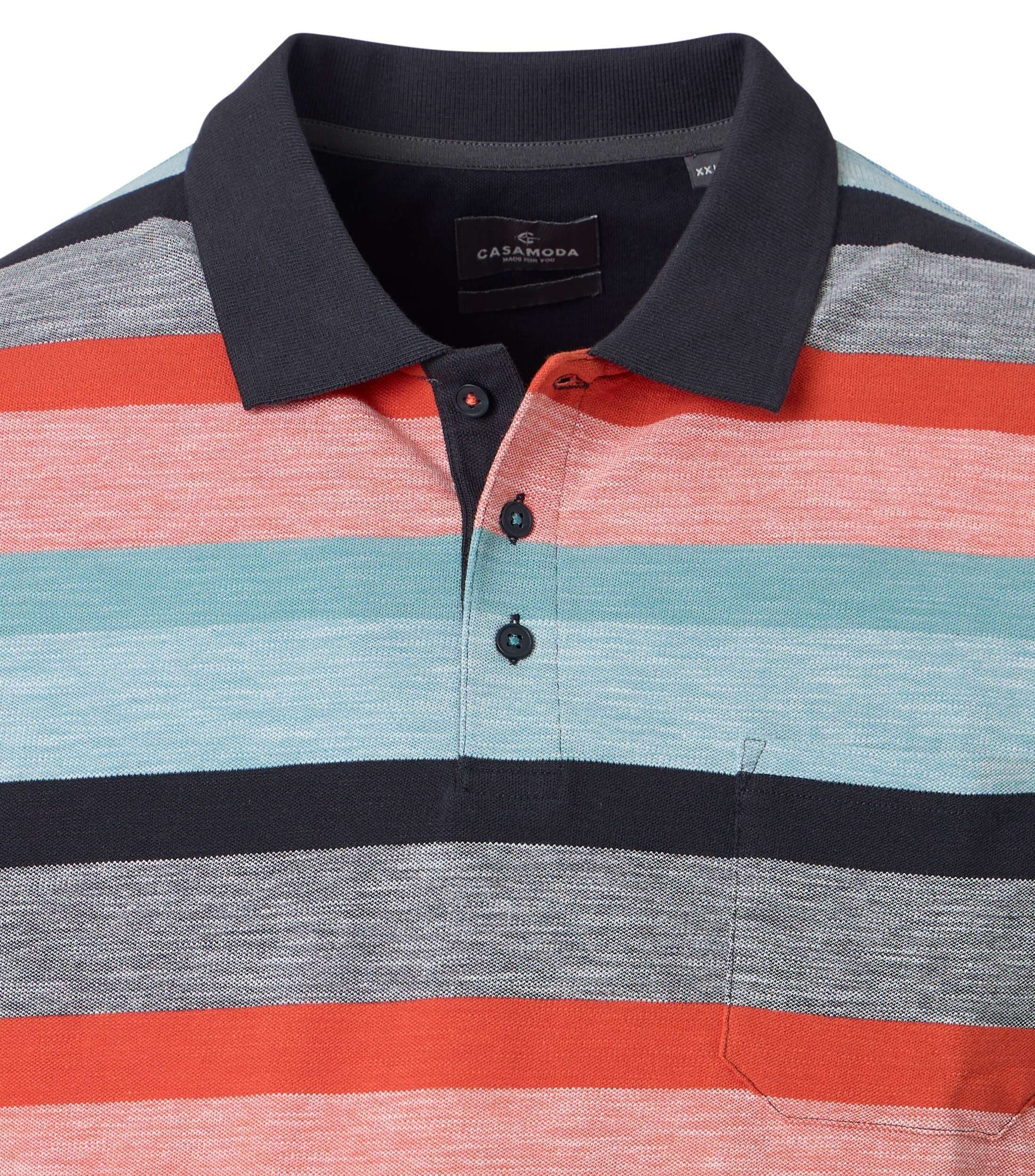 CASAMODA Poloshirt »CASAMODA Polo-Shirt gestreift«
