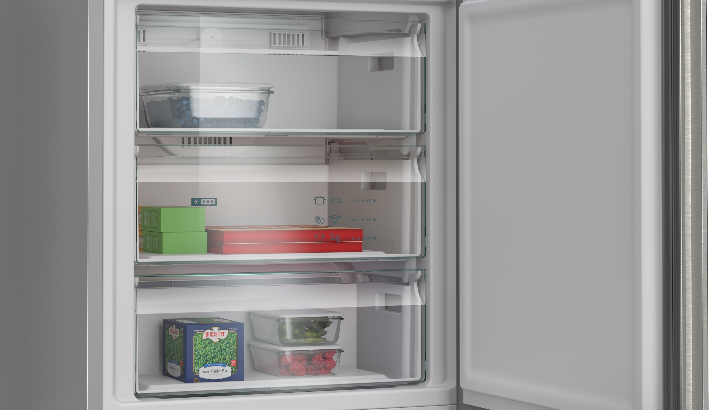 SIEMENS Kühl-/Gefrierkombination iQ300 »KG49NVICG« 203 cm hoch 70 cm breit hyperFresh System für frisches Obst und Gemüse sowie Total noFrost