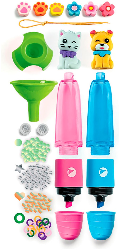 Clementoni® Kreativset »Idea, Deine Textmarker-Kreationen - Süße Tierfreunde«