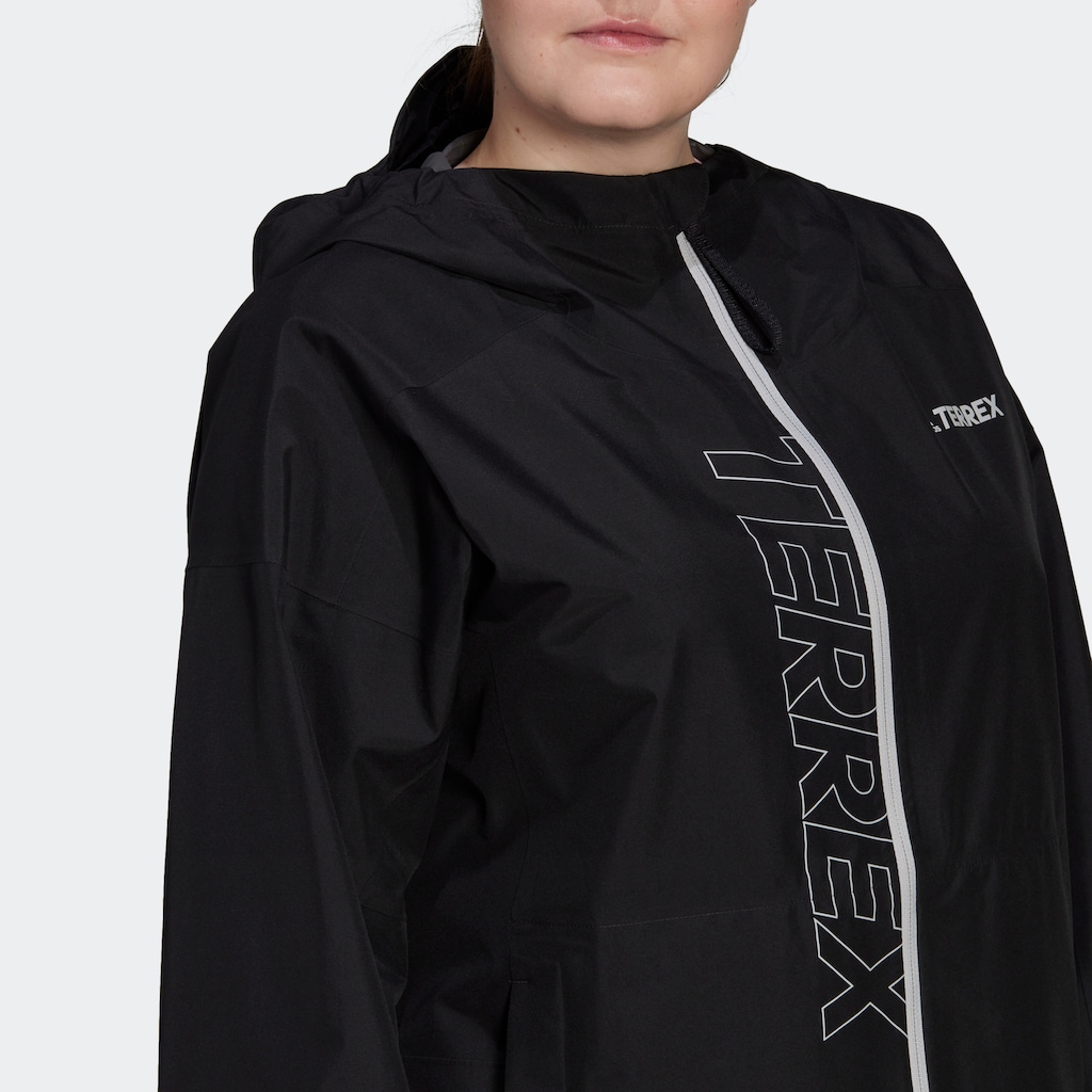 adidas TERREX Outdoorjacke »TERREX GORE-TEX PACLITE REGENJACKE«, mit Kapuze