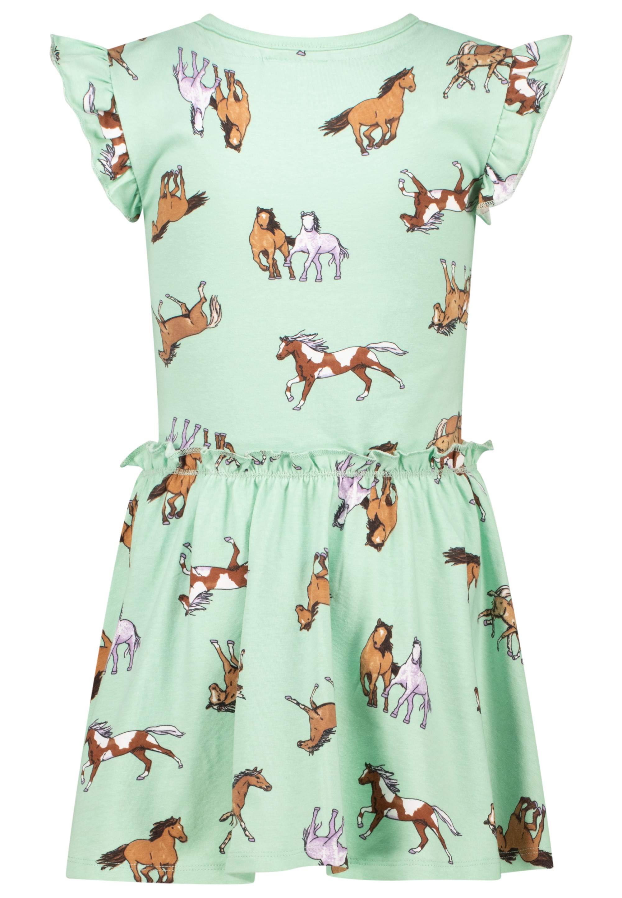 SALT AND PEPPER Jerseykleid »Dream Horse«, mit Pferde Allover-Druck und Rüschen