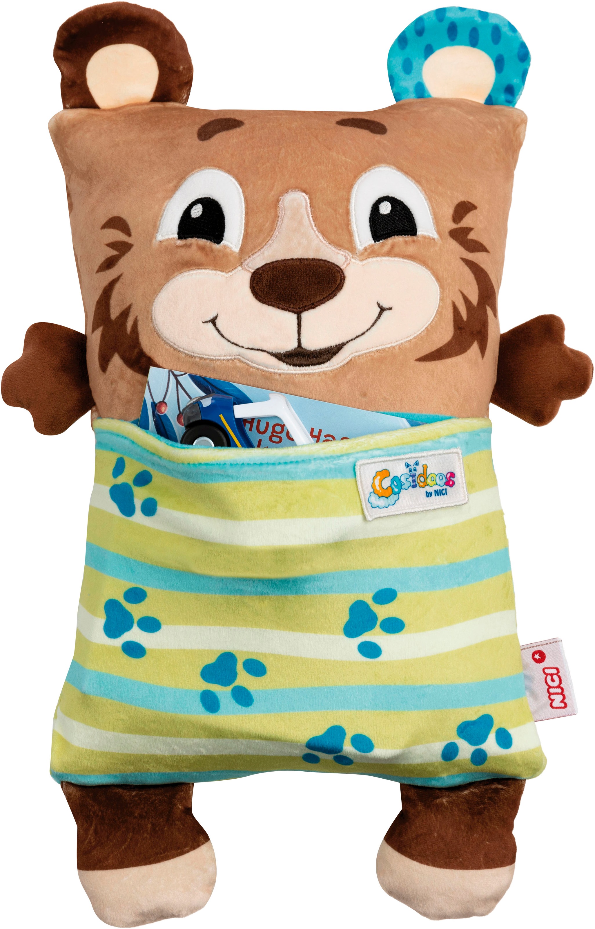 Nici Kuscheltier »Cosidoos, Bär mit Wendefunktion 30x20 cm«