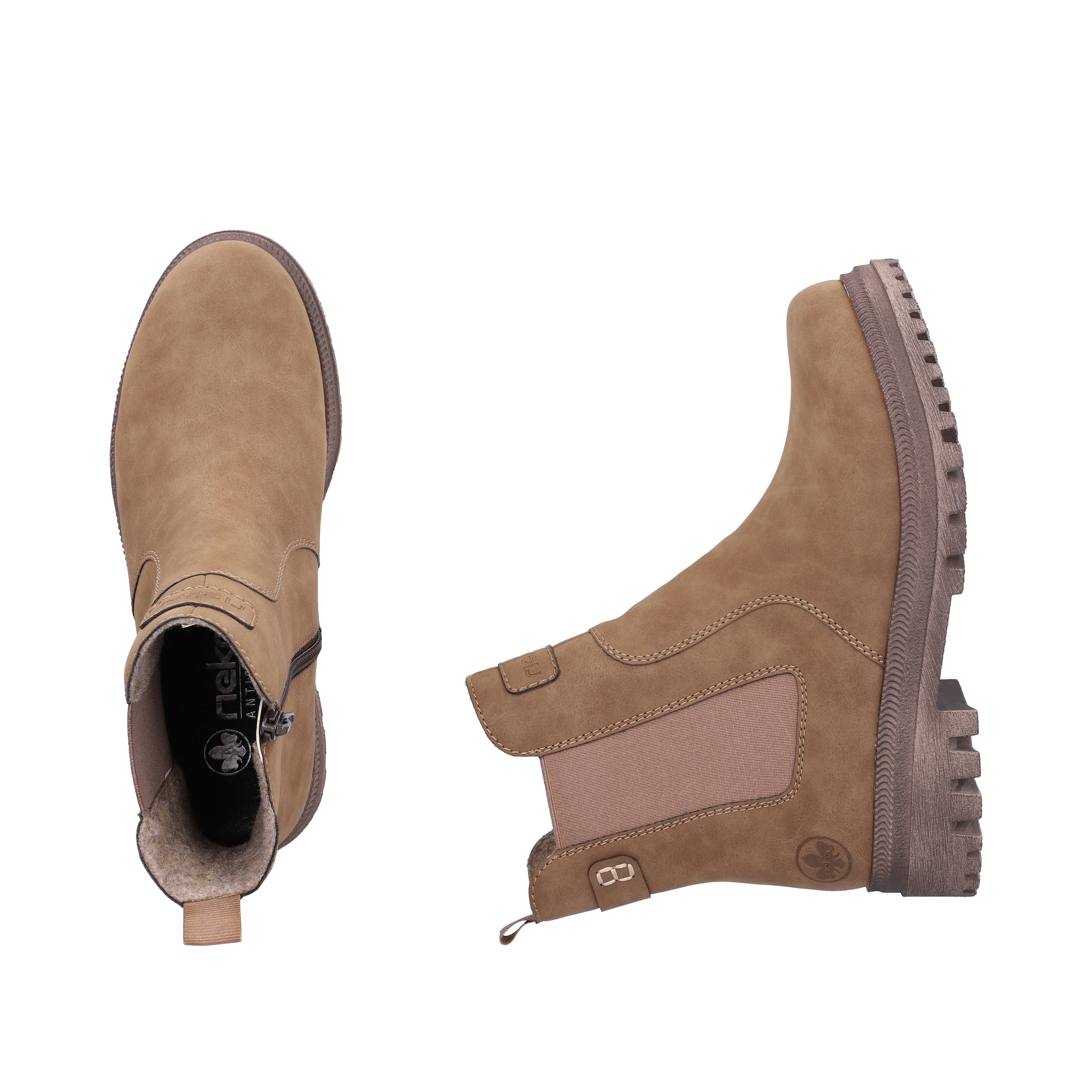 Rieker Chelseaboots  Stiefelette, Klassik-Boots Logo und Ziernaht