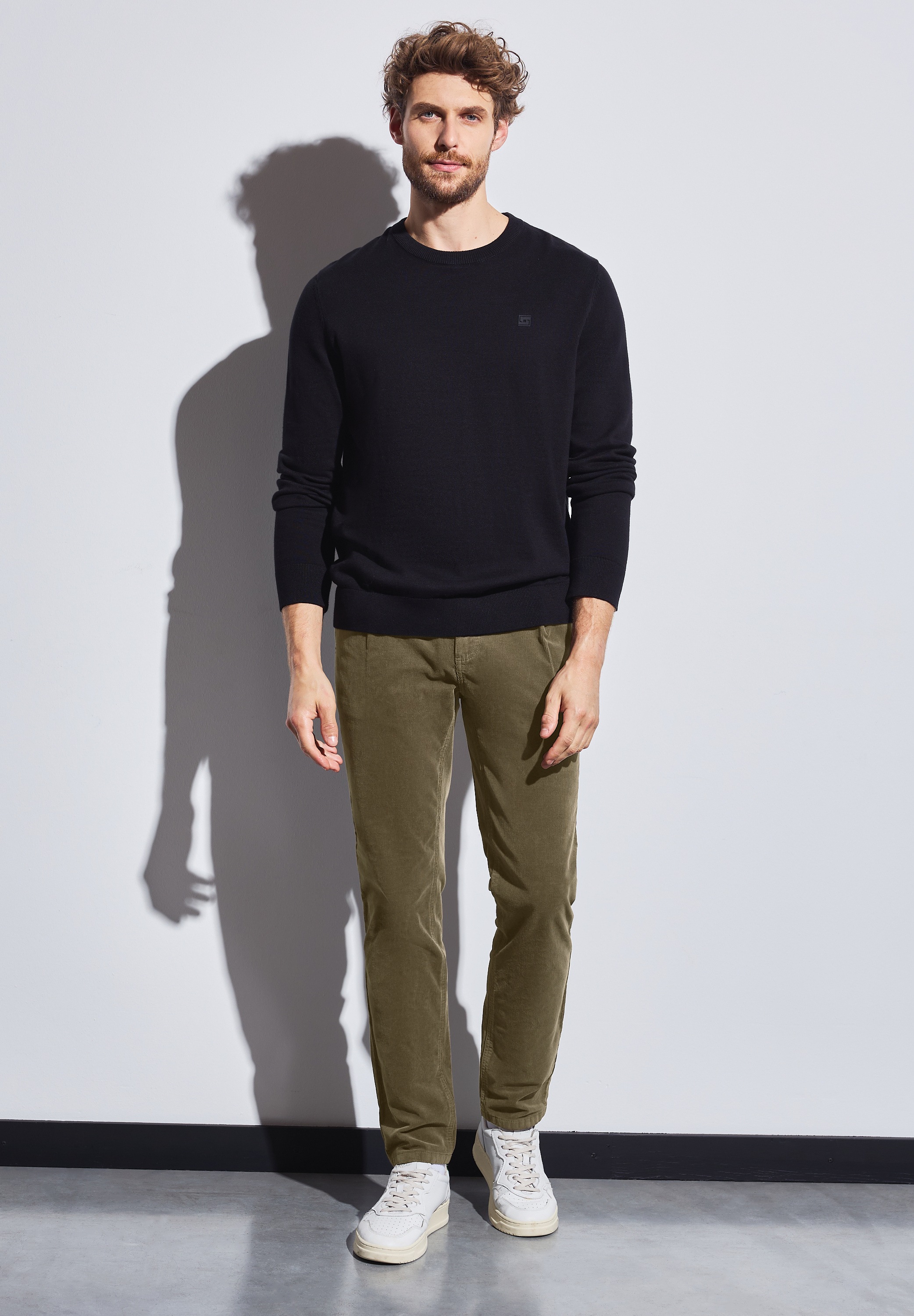 STREET ONE MEN Cordhose, Middle Waist