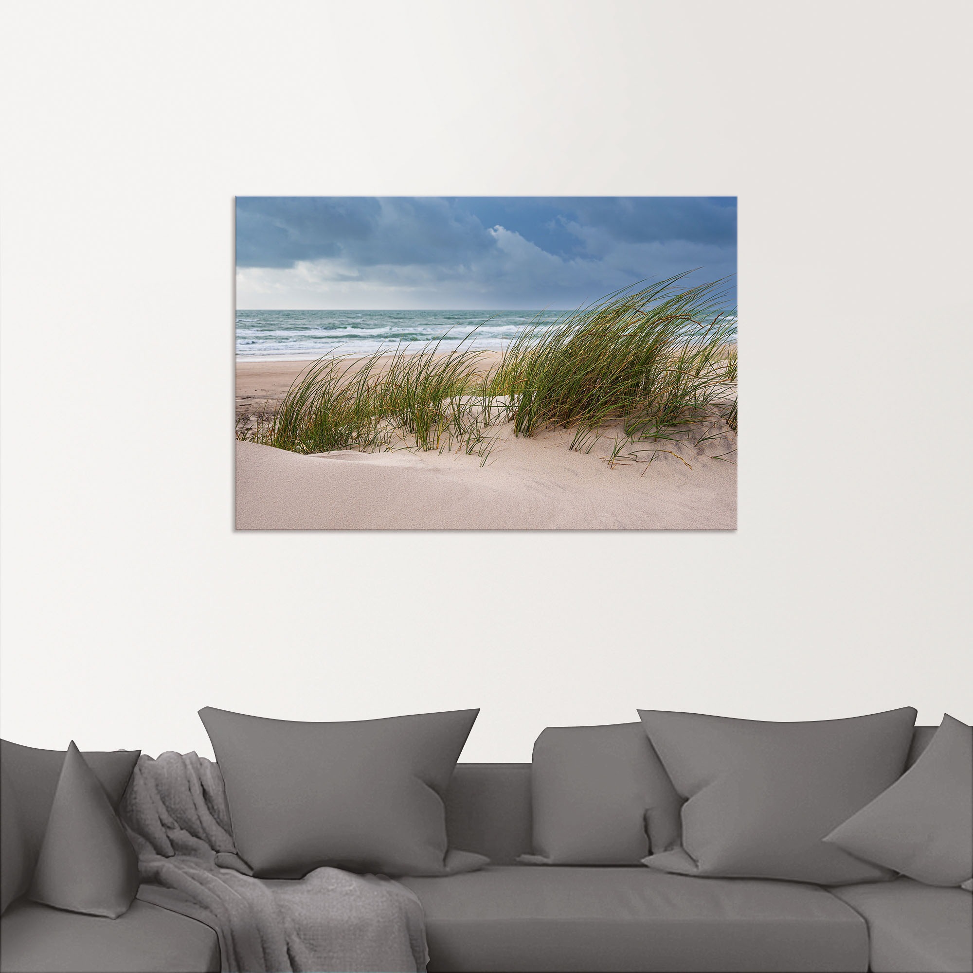 Artland Poster "Düne und Strand bei Hirtshals Dänemark I", Küstenbilder, (1 günstig online kaufen