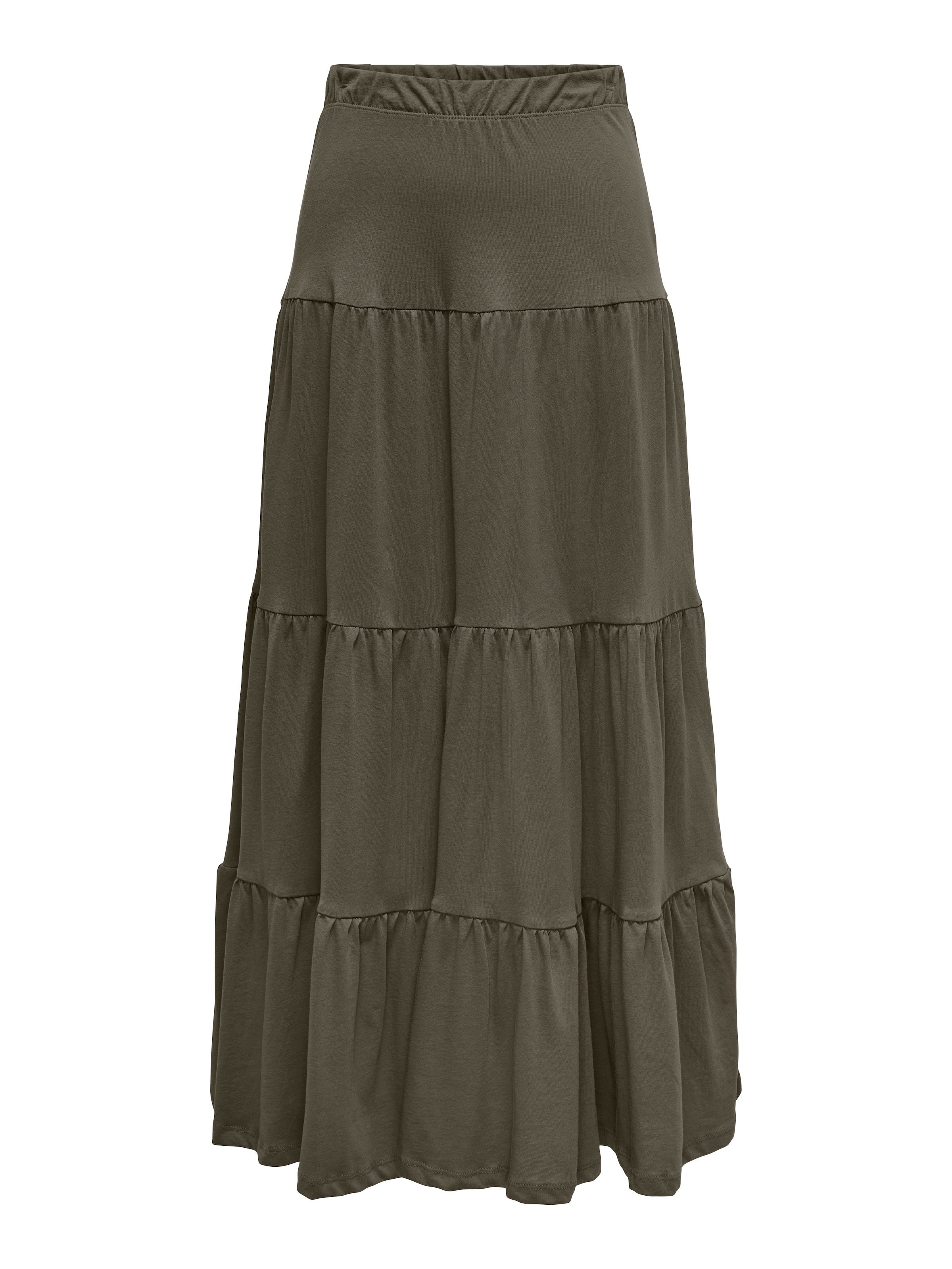 ONLY Maxirock »ONLMAY MAXI SKIRT« Baumwolle, mit Volant