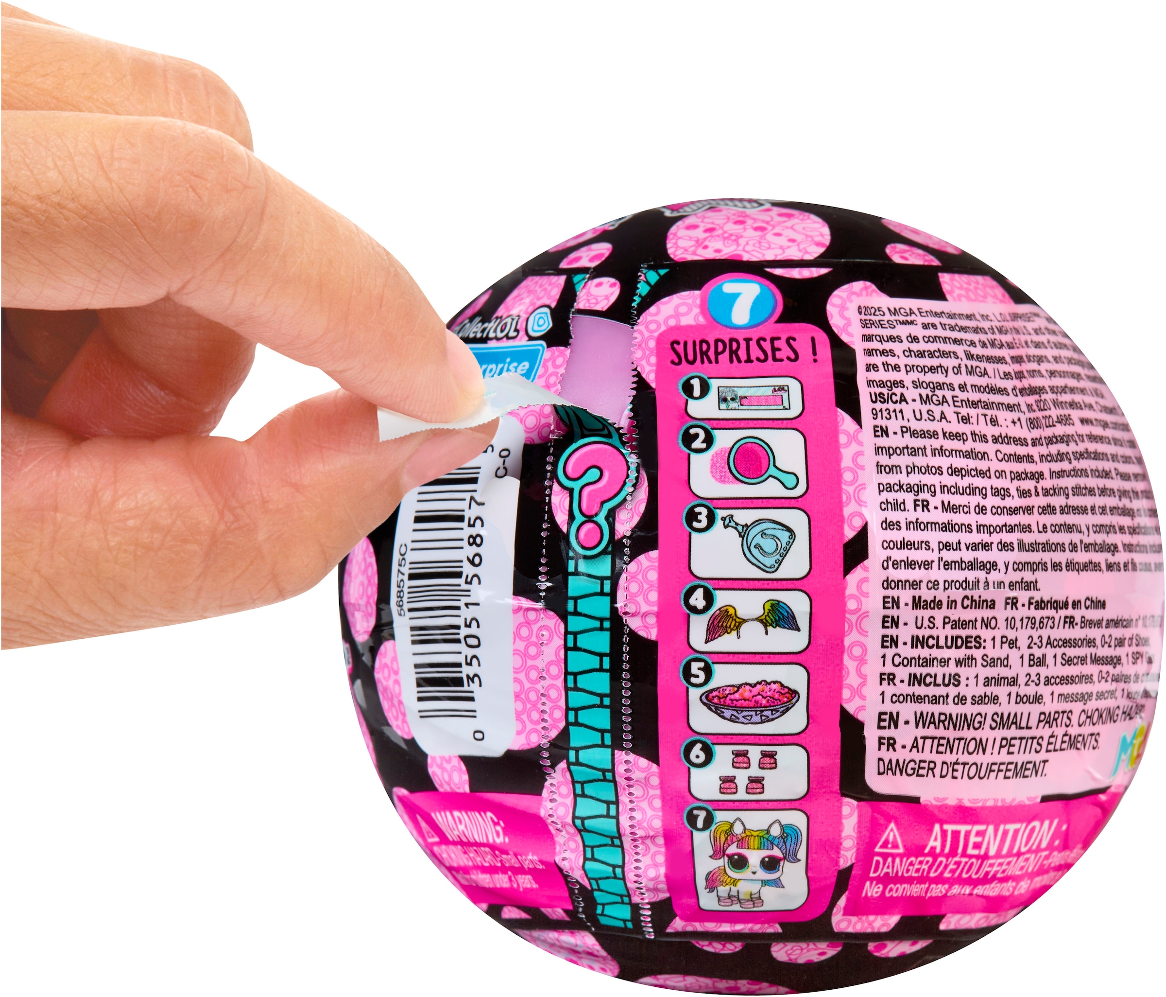 L.O.L. SURPRISE! Spielfigur »L.O.L. Surprise Eye Spy Pets«, mit magischem Farbwechsel; Lieferung erfolgt sortiert