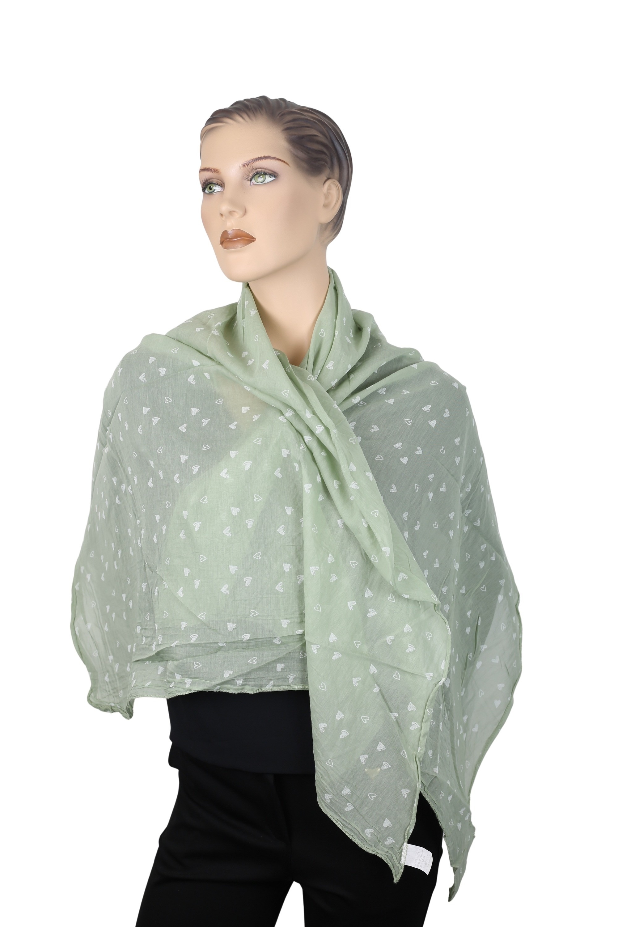 COLLEZIONE ALESSANDRO Modeschal »Sweetheart«, mit Allover Mini Herzen, Made in Italy