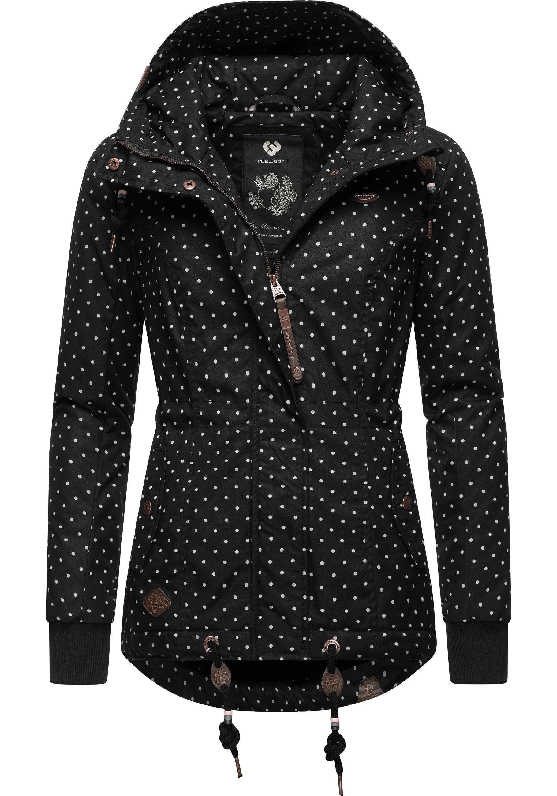 Ragwear Winterjacke "Danka Dots Intl." mitKapuze stylische Winter Outdoorja günstig online kaufen