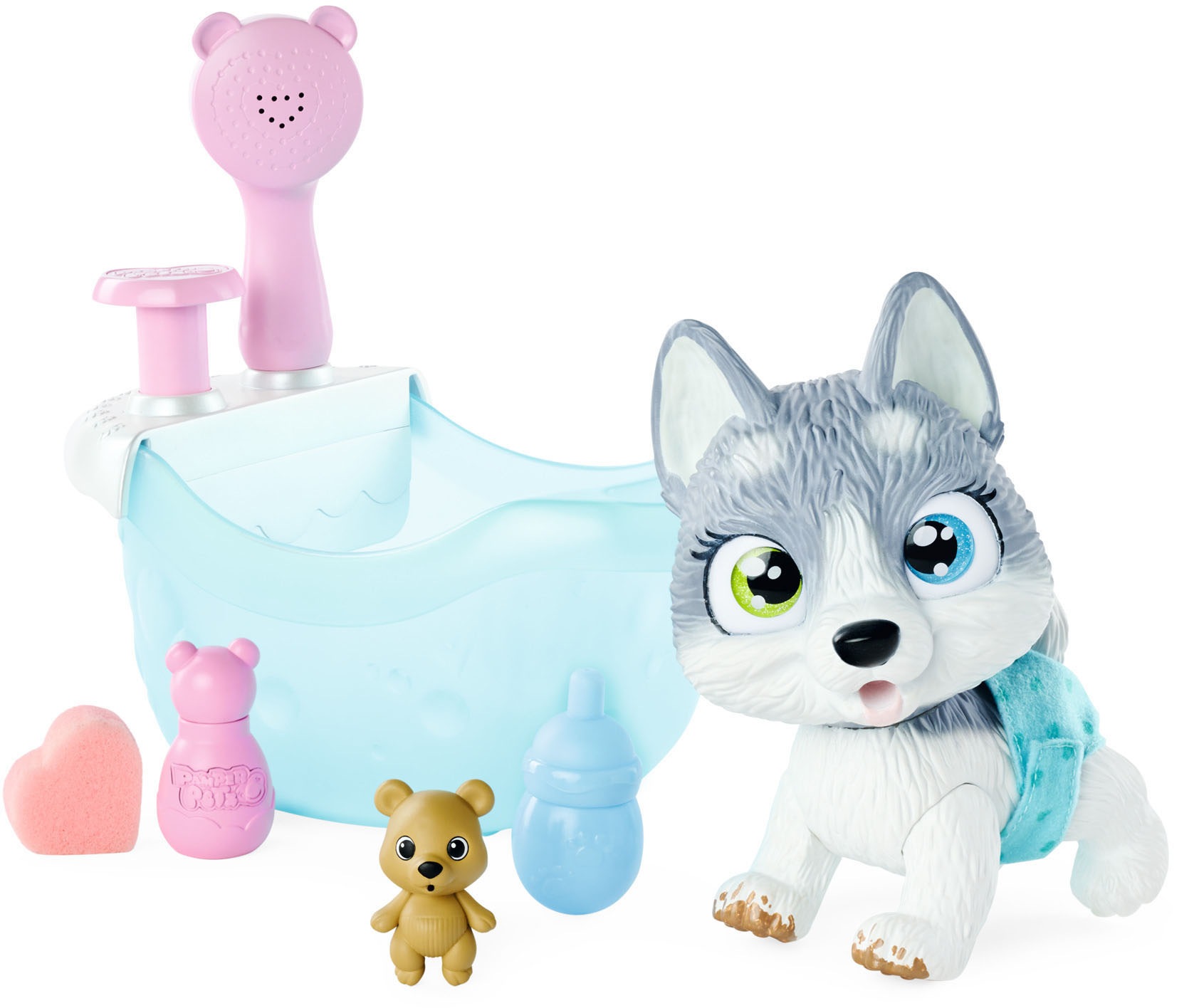 SIMBA Spielfigur »Pamper Petz Husky«, mit Badewanne