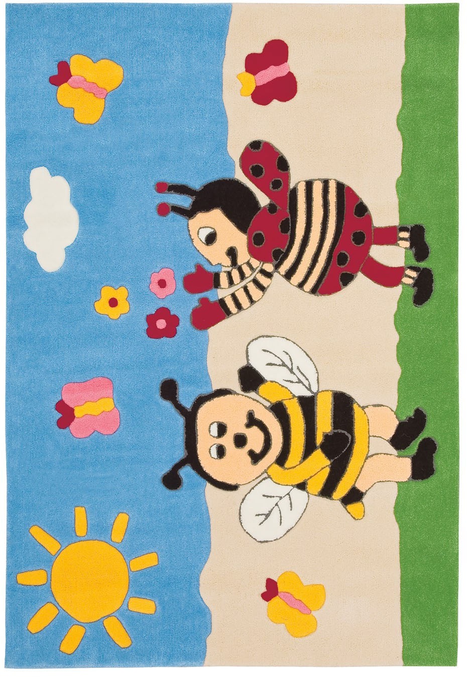 Arte Espina Kinderteppich "Joy 4091" rechteckig 22 mm Höhe Sehr strapazierfähig, Fußbodenheizungsgeeignet