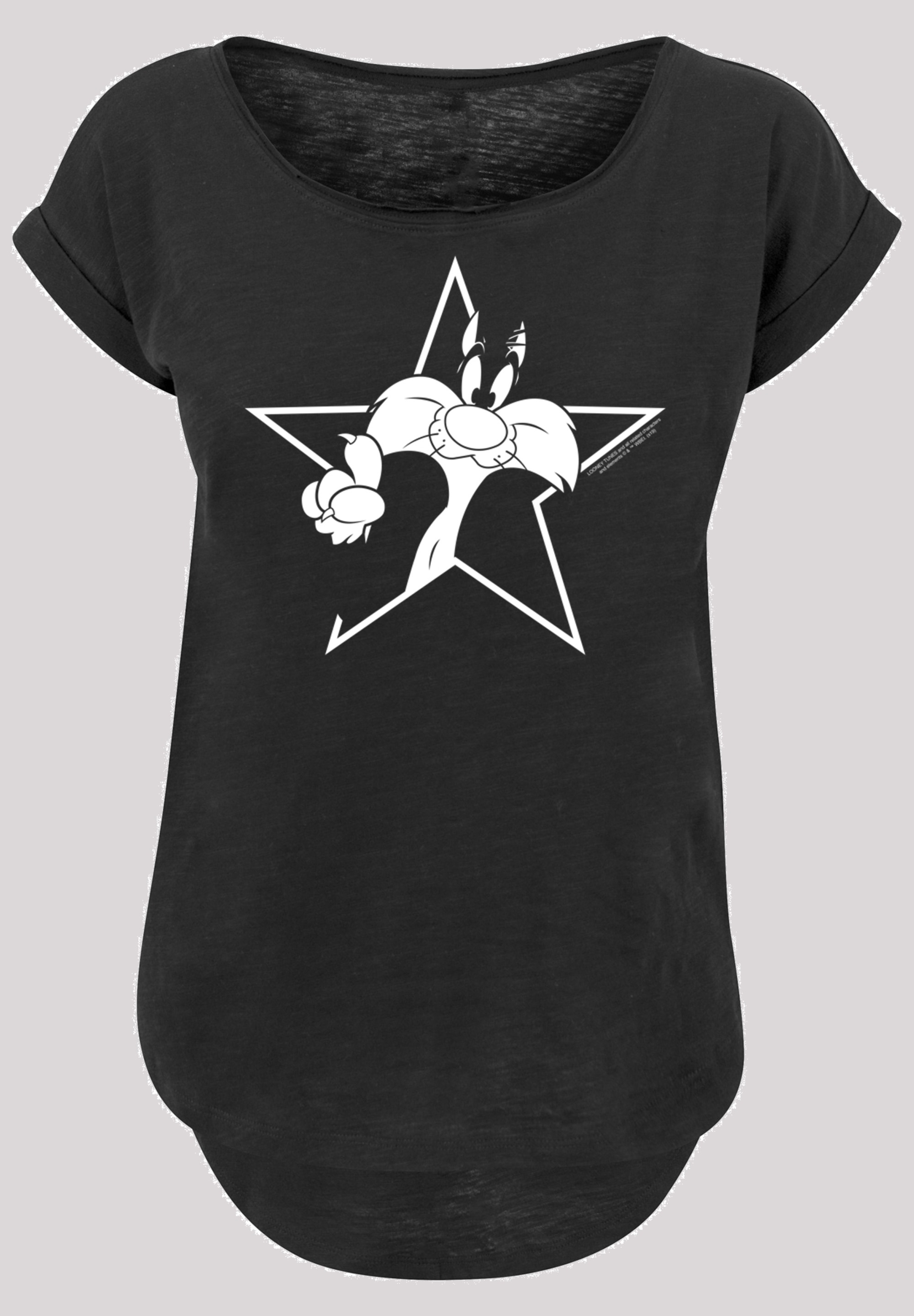 F4NT4STIC T-Shirt "Looney Tunes Sylvester Cartoon Stern", Damen,Premium Mer günstig online kaufen
