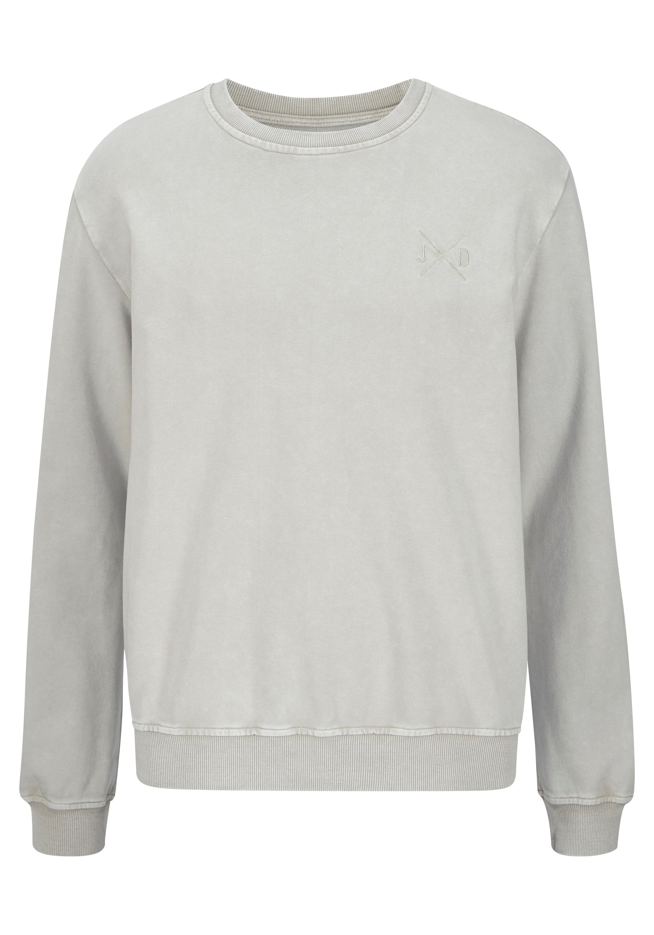 John Devin Sweatshirt, mit besonderer Waschung, kleine Logostickerei vorn günstig online kaufen