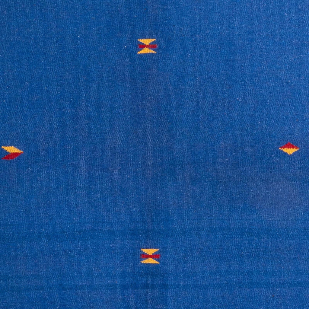 morgenland Wollteppich »Kelim - Trendy - 240 x 170 cm - dunkelblau«, rechteckig