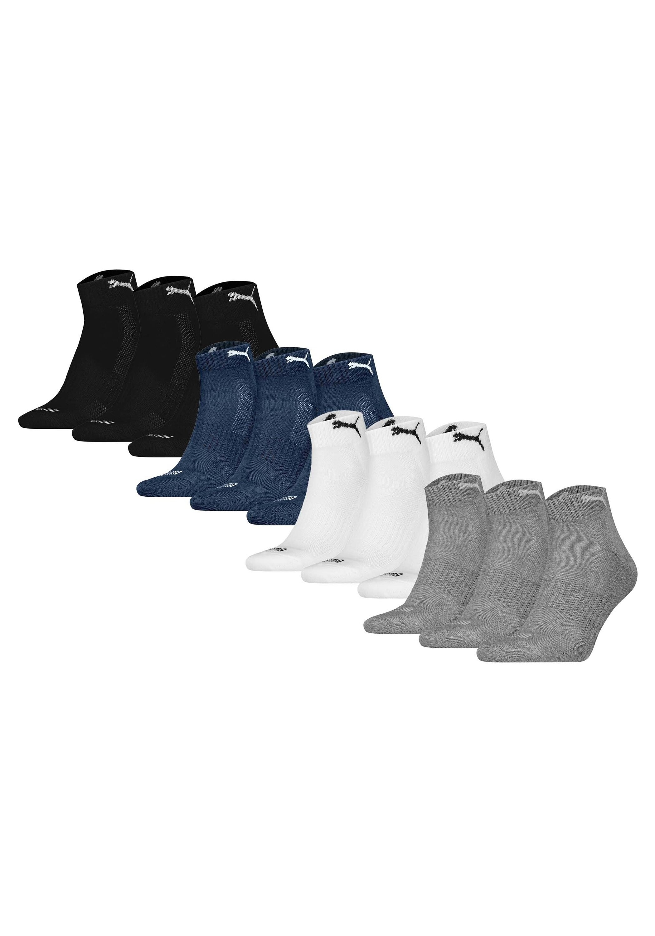 PUMA Kurzsocken "Socken Cushioned Quarter 12P 12er Pack" 12 Paar tlg.