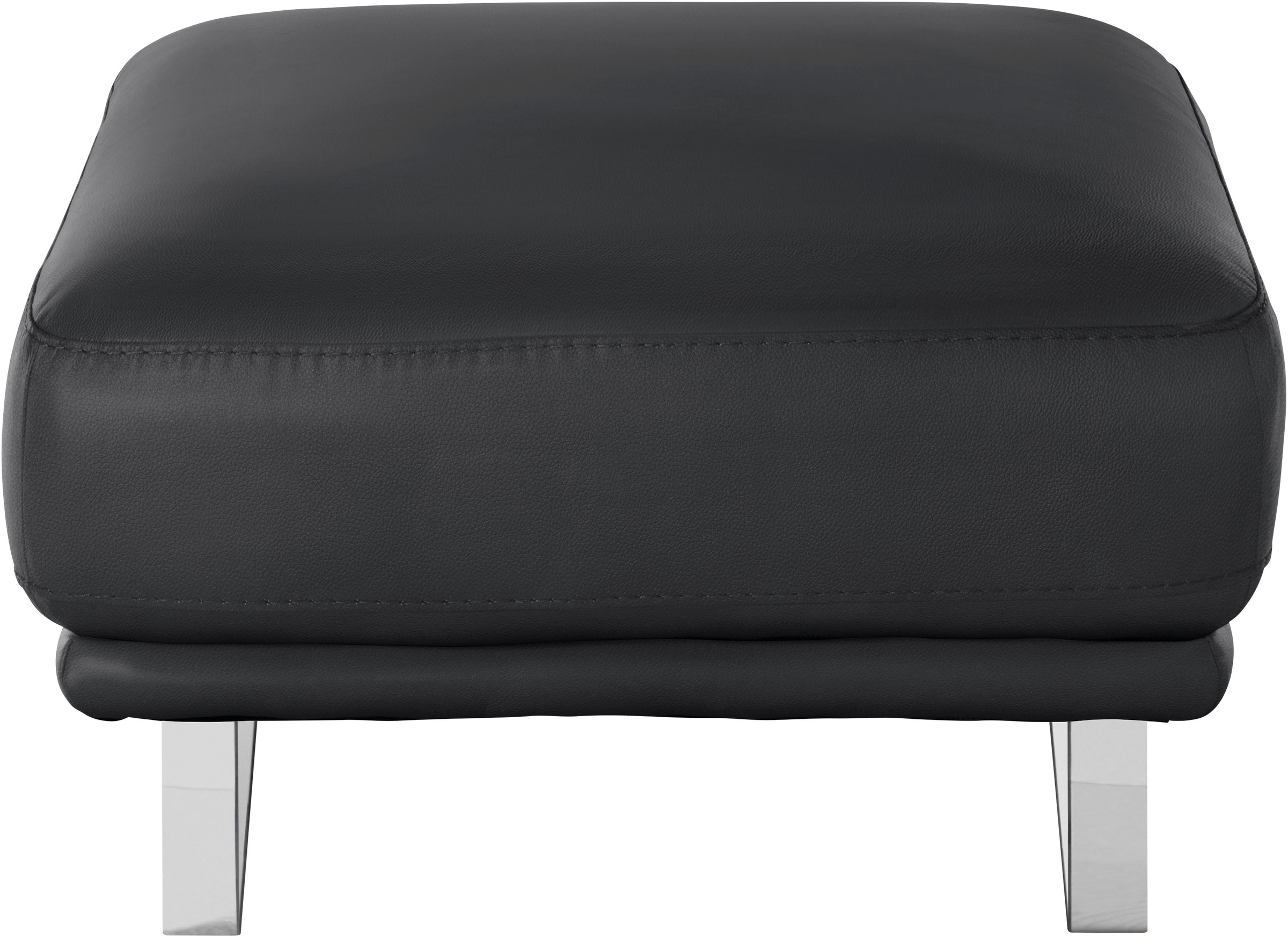 W.SCHILLIG Hocker »montanaa«, mit Metallkufen in Chrom glänzend, Breite 71 cm