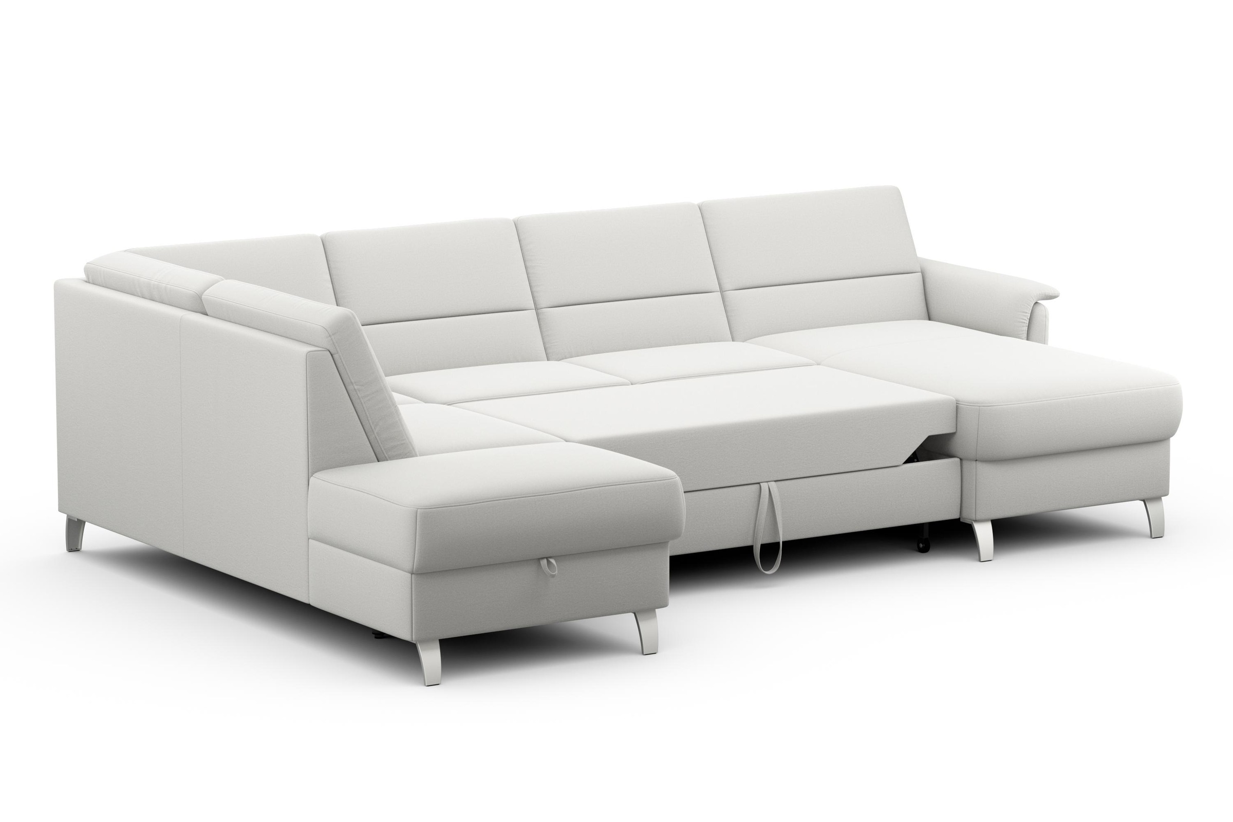 sit&more Wohnlandschaft »Palmera U-Form«, Federkern, wahlweise mit Bettfunktion und mit/ohne Stauraum