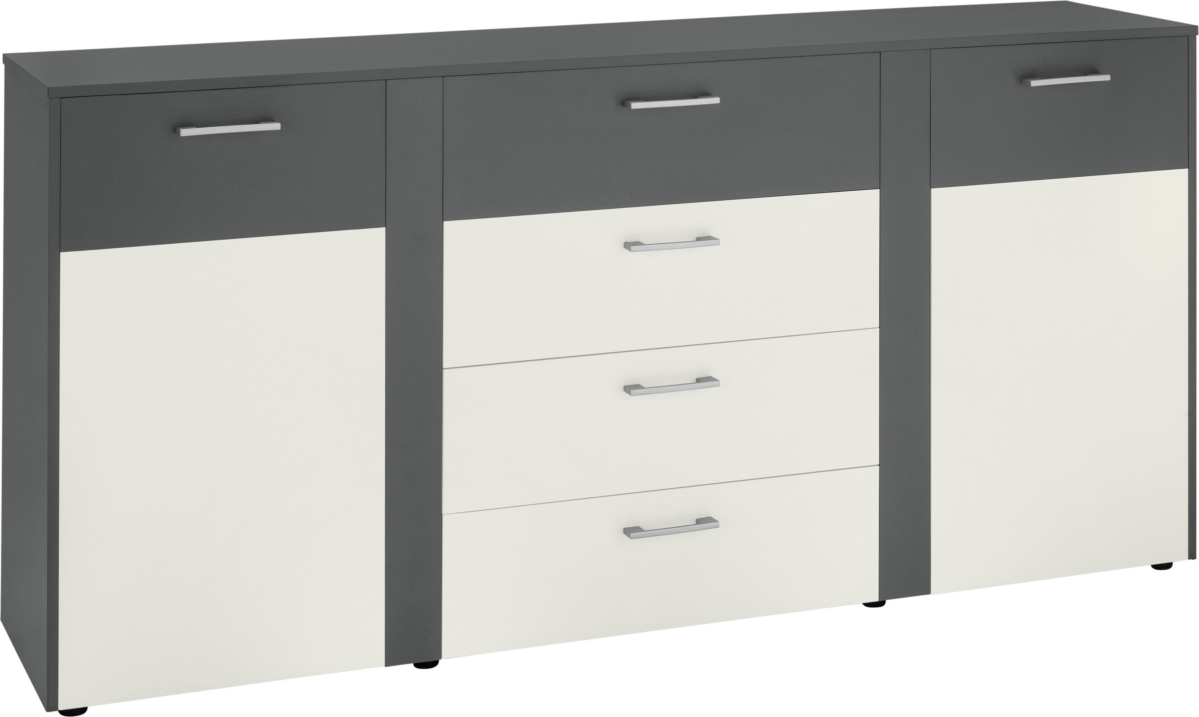 VOGL Möbelfabrik Kommode "Tirent" mit 2 Türen und 4 Schubkästen günstig online kaufen