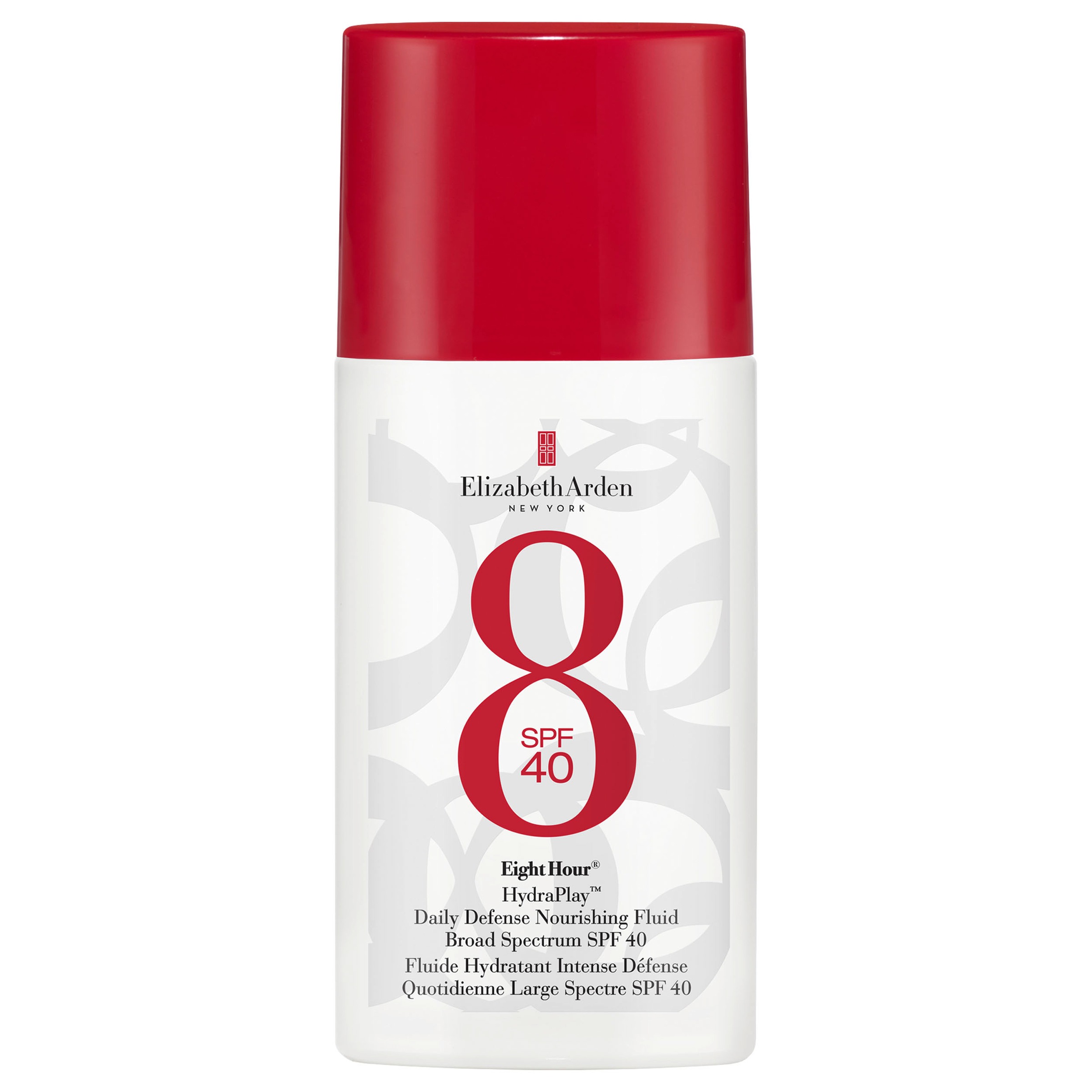 Elizabeth Arden Sonnenschutzcreme "EIGHT HOUR HYDRAPLAY DAILY DEFENSE SPF 40" für das Gesicht, mit Lichtschutzfaktor 40, parfümfrei, vegan