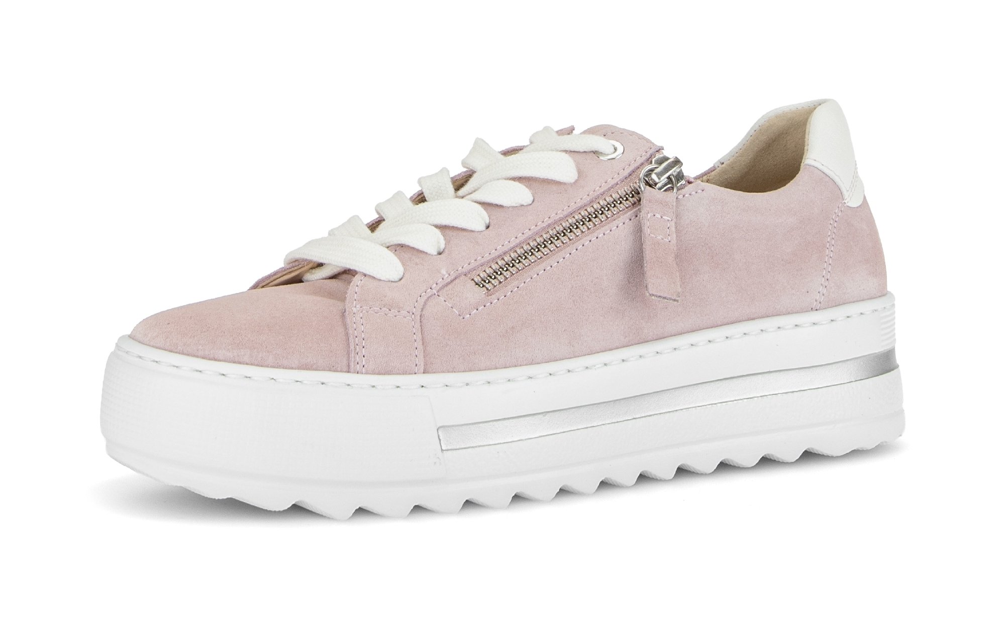 Gabor Plateausneaker "FLORENZ" Freizeitschuh, Halbschuh, Schnürschuh mit Au günstig online kaufen