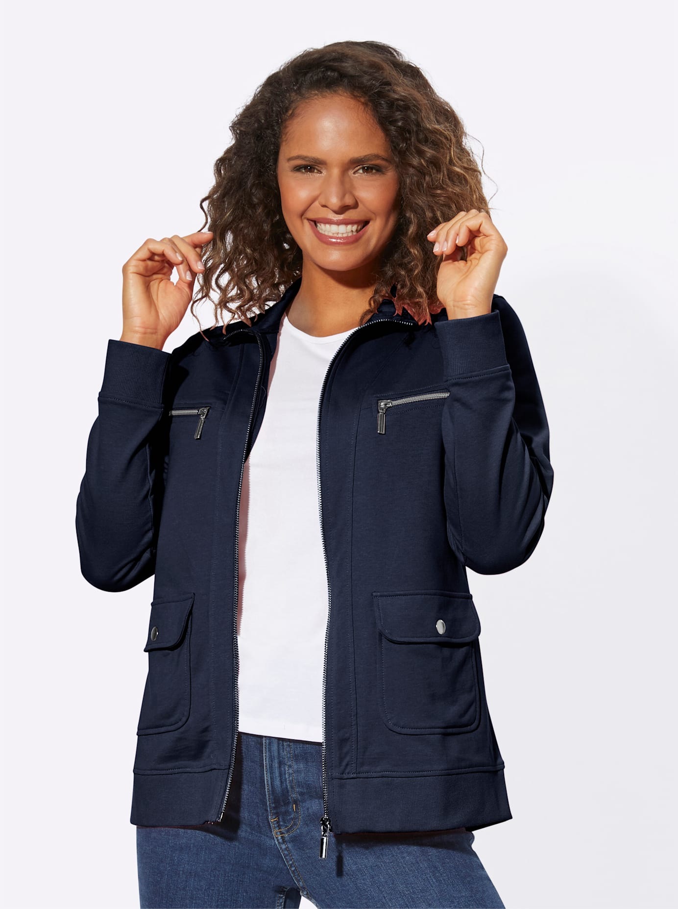 Casual Looks Shirtjacke "Shirtjacke", 1 Stk. günstig online kaufen