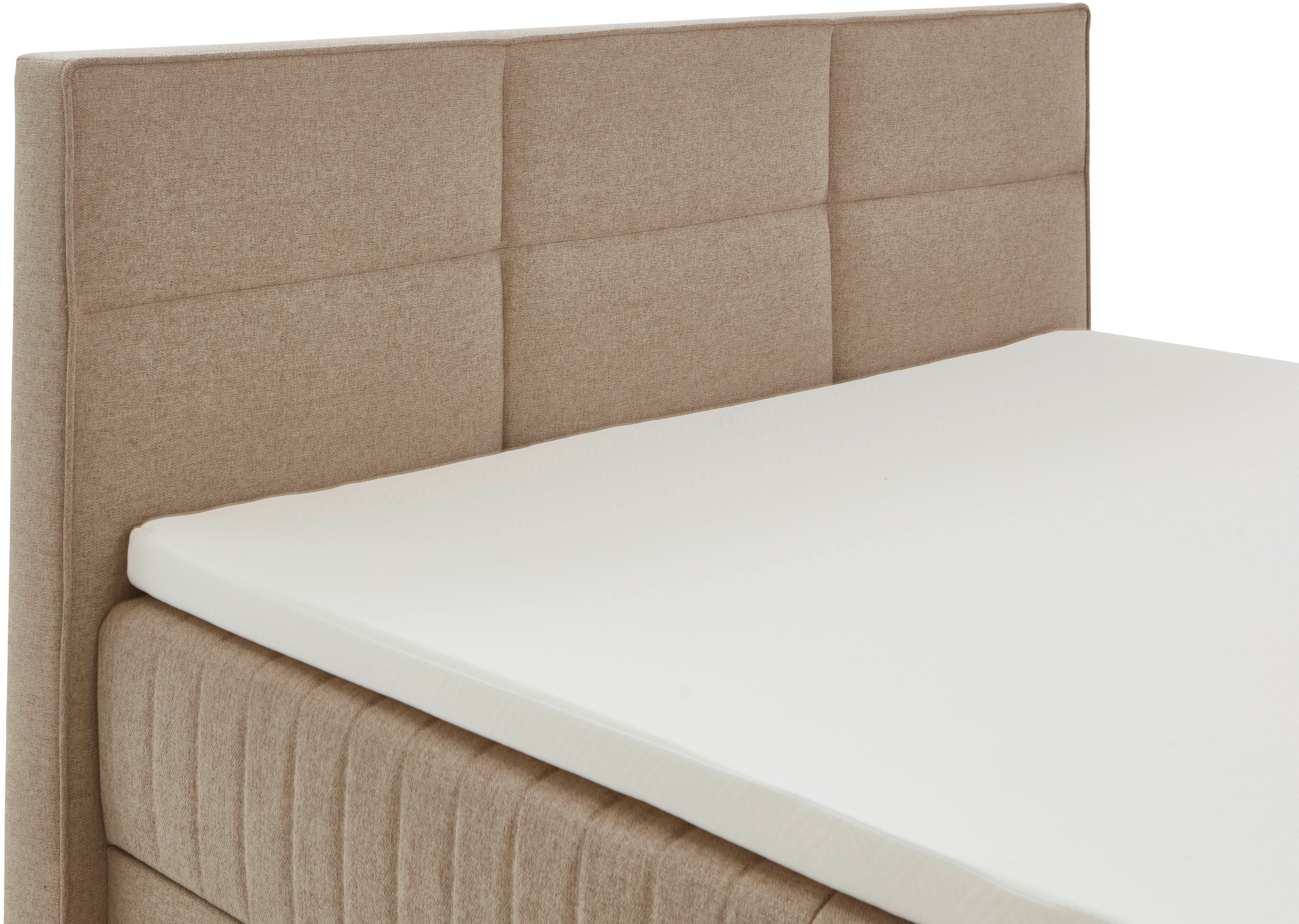 meise.möbel Boxspringbett »Tambo«, inkl. Bettkasten & Topper, erhältlich in 120x200cm oder 180x200cm