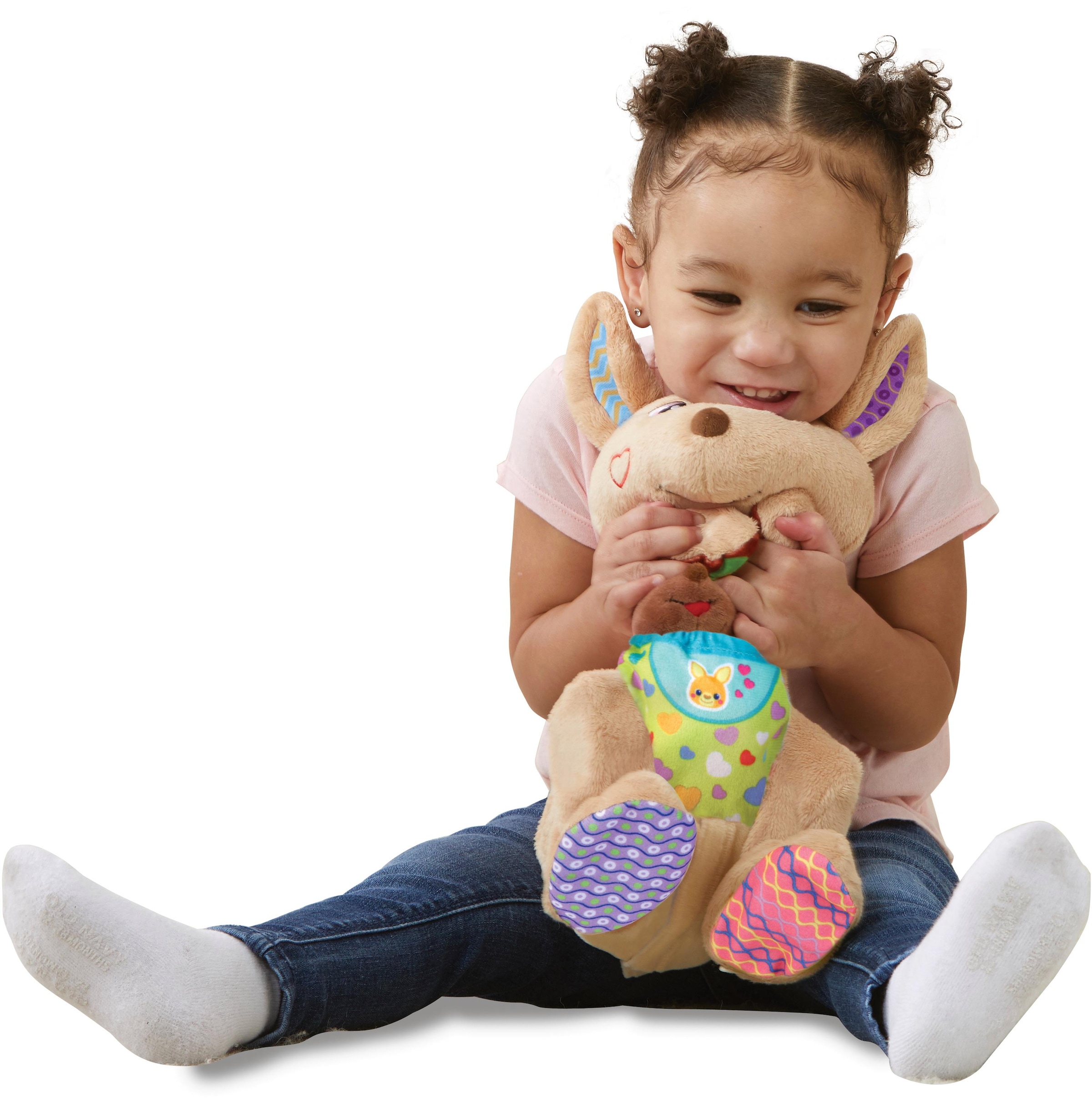 Vtech® Kuscheltier »VTechBaby, Hüpf-mit-mir-Känguru«, (2 St.)