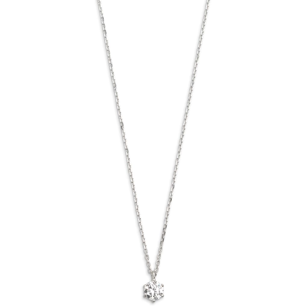 XENOX Kette mit Anhänger »XS KRAPPE SILBER XS7381« mit Zirkonia (synth.) XENOX Kette mit Anhänger »XS KRAPPE SILBER XS7381« mit Zirkonia (synth.)