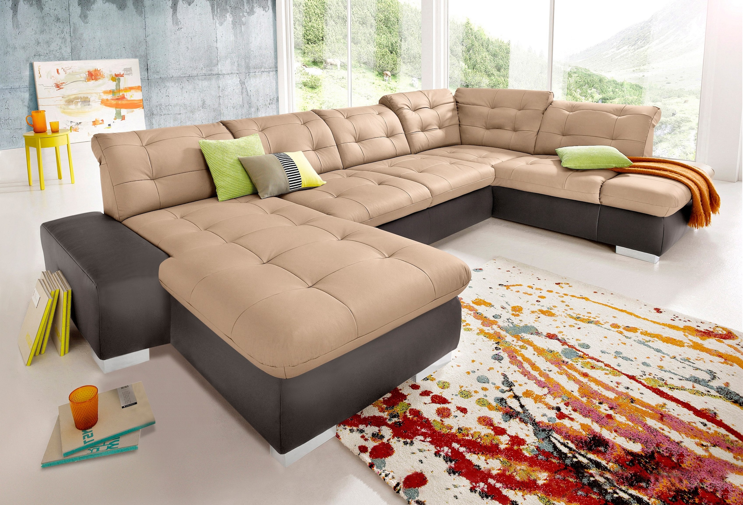 sit&more Wohnlandschaft "Palomino U-Form", wahlweise in XL oder XXL