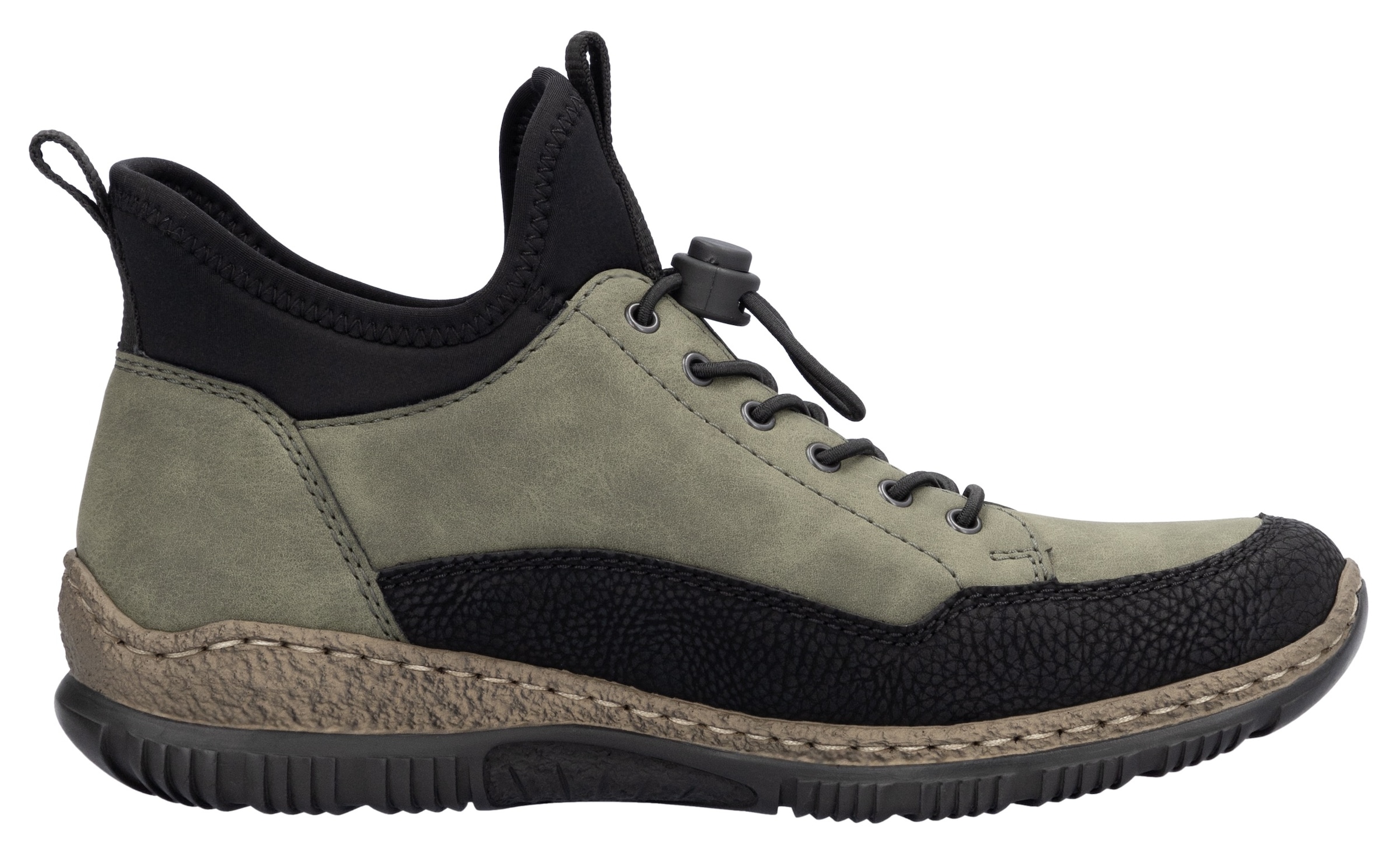 Rieker Slip-On Sneaker, Schlupfschuh, Freizeitschuh mit Schnellverschluss