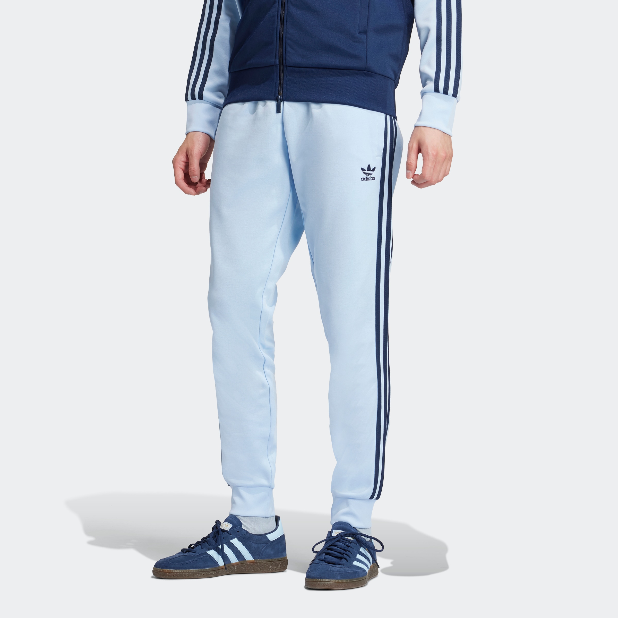 Blue adidas originals pants online