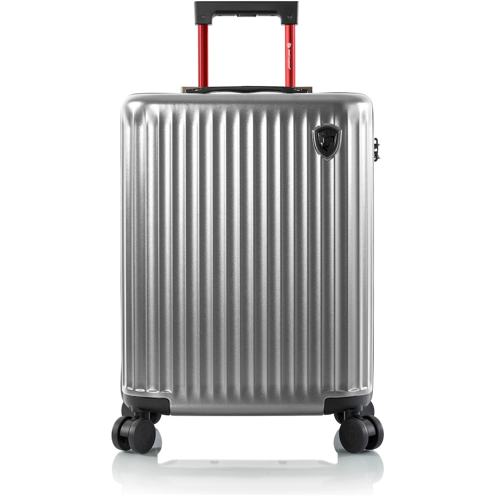 Heys Hartschalen-Trolley »Smart Luggage® silber, 53 cm«, 4 Rollen