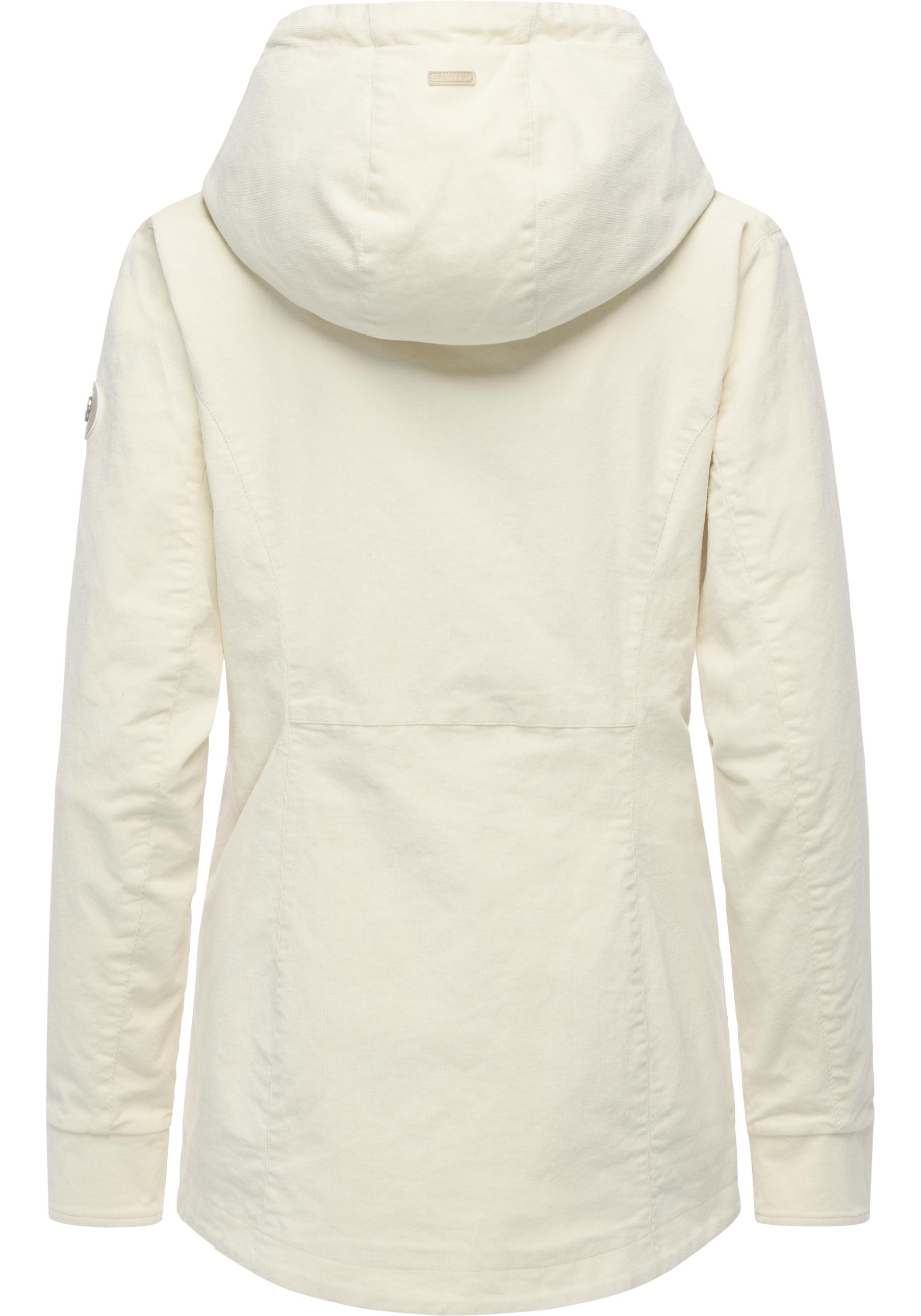 Ragwear Cordjacke »Alvena Cordy YOUMODO« mit Kapuze Sportliche leichte Kordjacke mit Kapuze