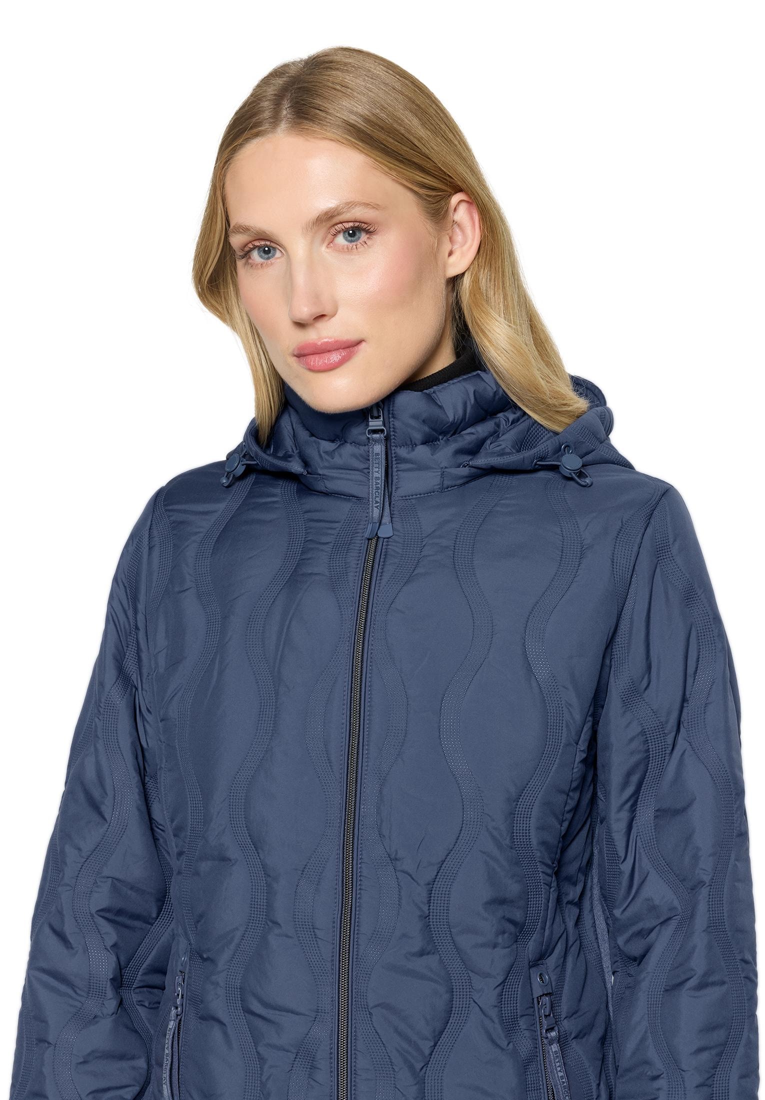 Betty Barclay Steppjacke mit Kapuze mit Kapuze