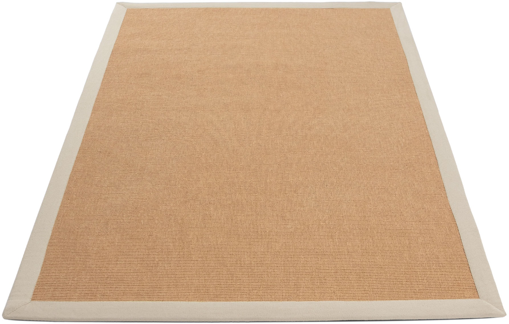 carpetfine Sisalteppich »Sisal«, rechteckig, 5 mm Höhe, mit farbiger Bordüre, Anti Rutsch Rückseite