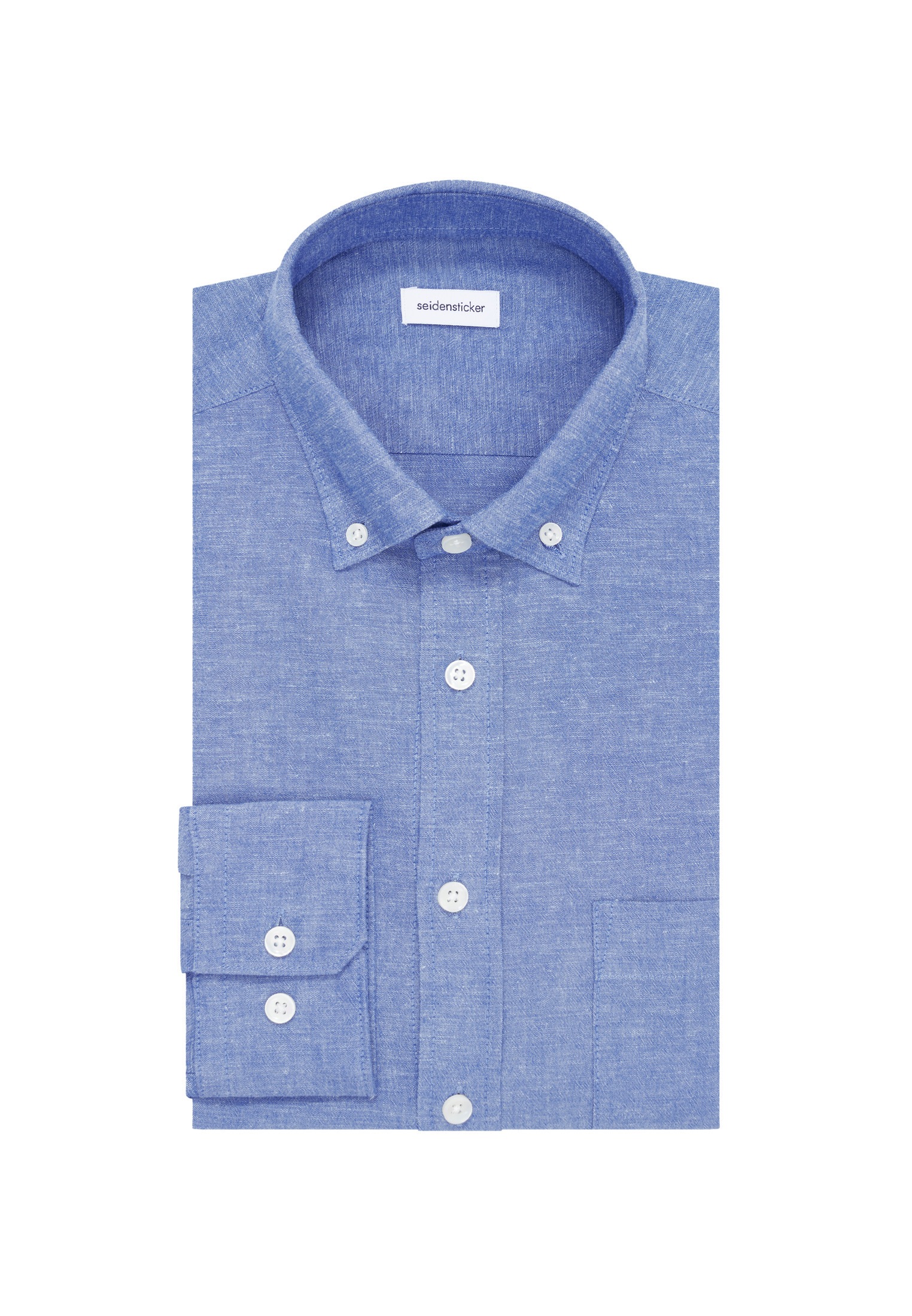 seidensticker Businesshemd »Schwarze Rose«, Regular Langarm Button-Down-Kragen Uni