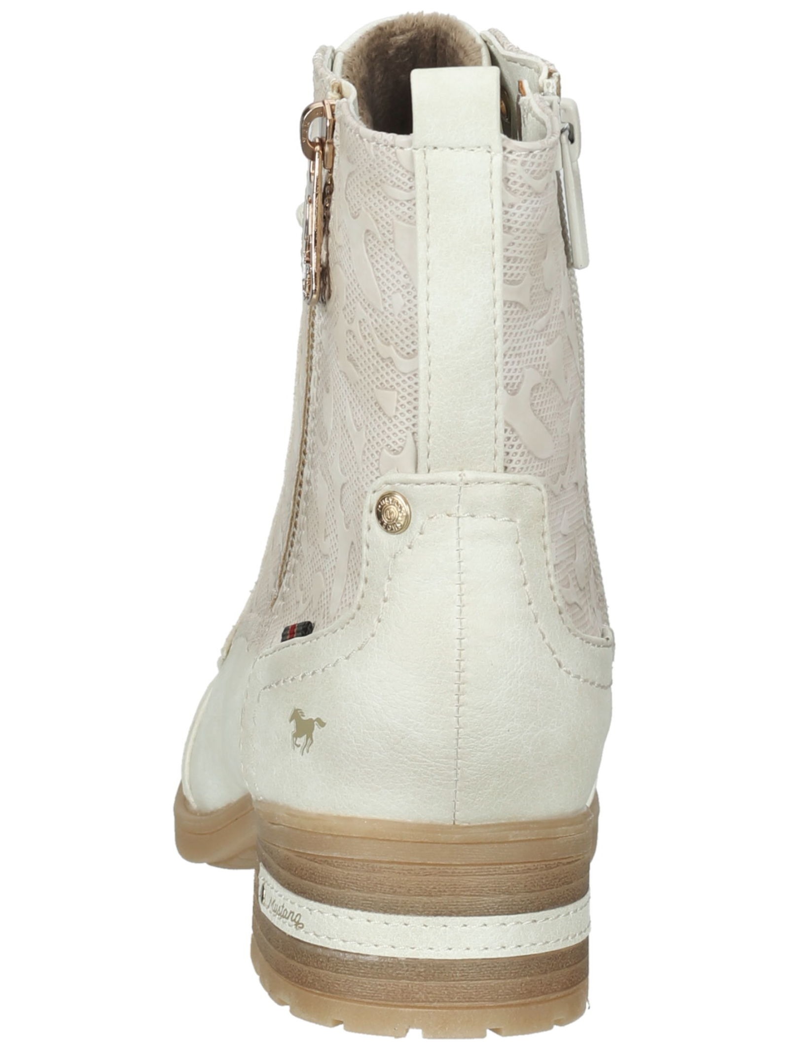 Mustang Shoes Schnürstiefelette »Mustang Shoes Stiefelette Lederimitat«