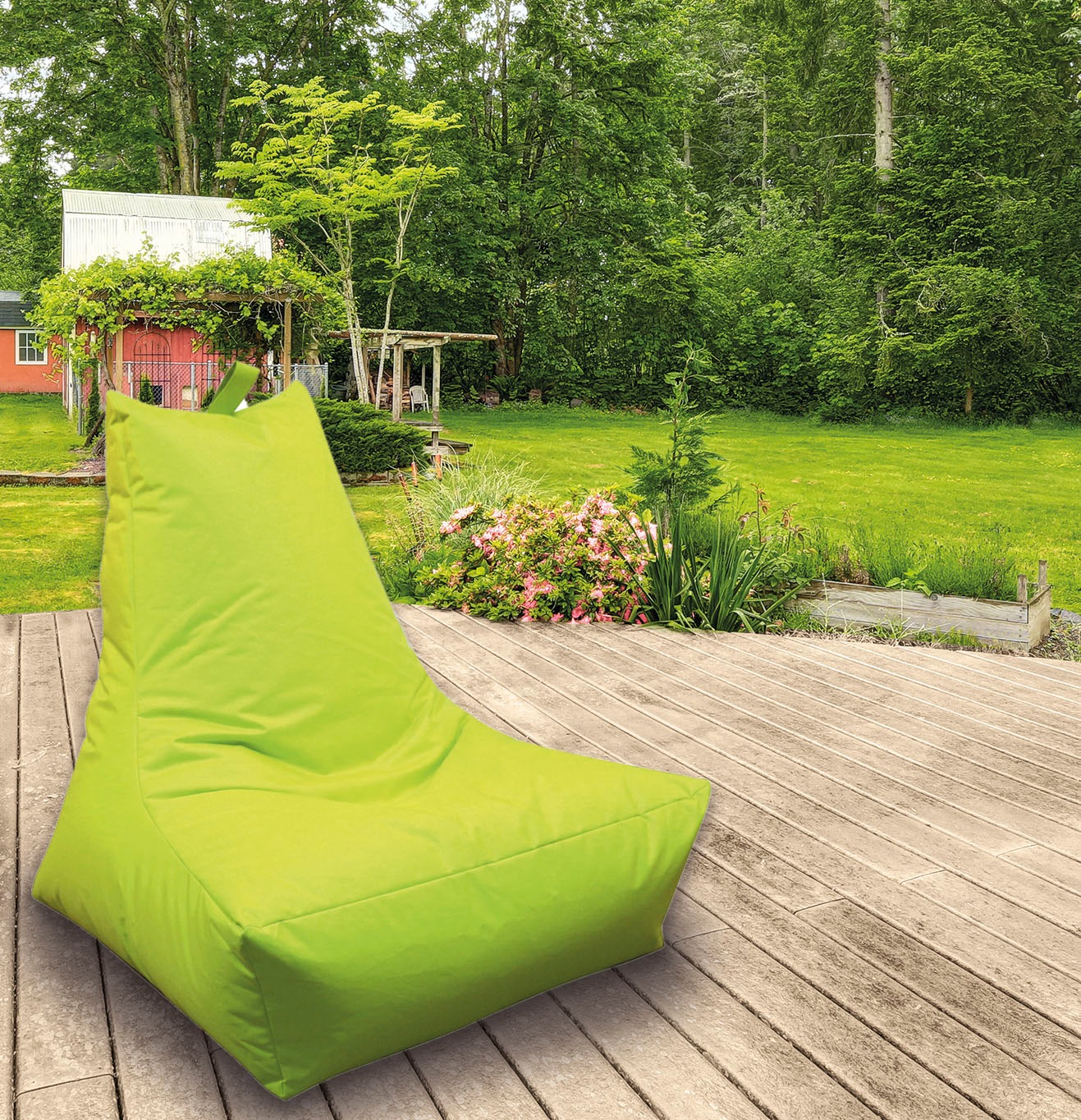 KiNZLER Sitzsack "Lounge" 1 Stk. tlg. Loungesessel, Uni Farben, mit Rückenl günstig online kaufen