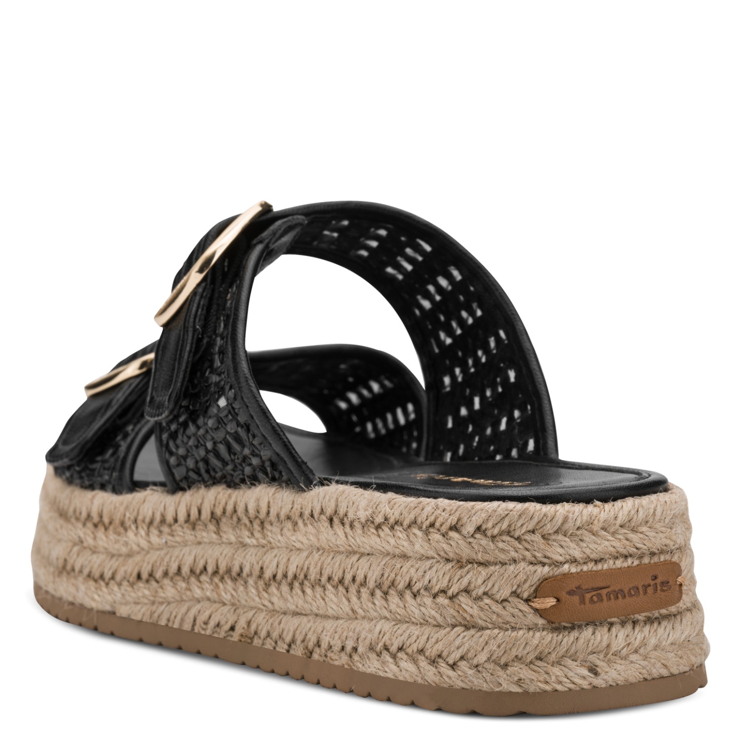 Tamaris Pantolette  Plateau, Sommerschuh, Schlüpfschuh mit sommerlicher Lochung