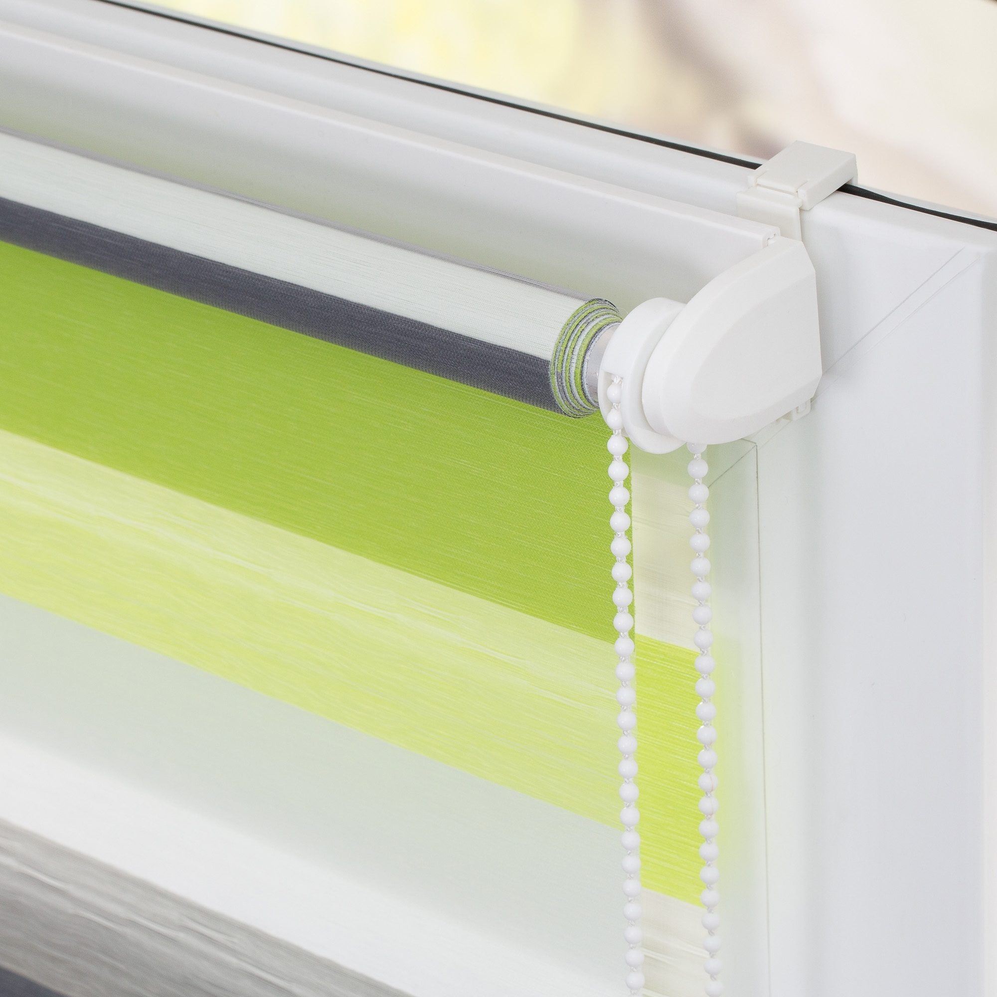 LICHTBLICK ORIGINAL Doppelrollo "Duo Rollo Klemmfix Bunt" Lichtschutz ohne günstig online kaufen