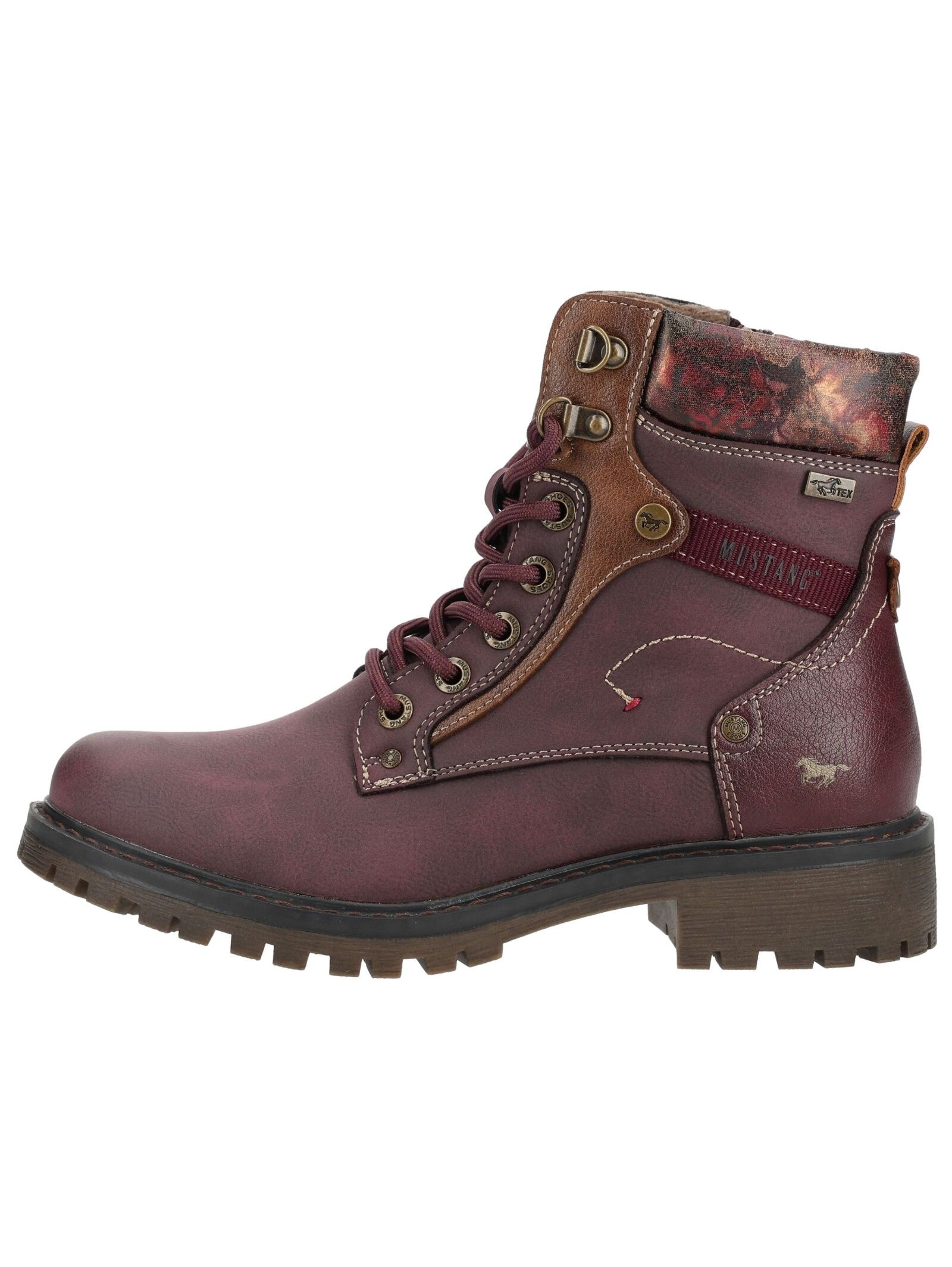Mustang Shoes Schnürstiefelette »Mustang Shoes Stiefelette Lederimitat«