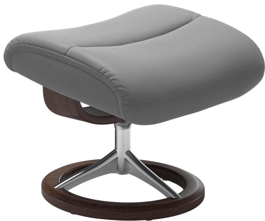 Thumbnail - Stressless Relaxsessel "View" Set, Relaxsessel mit Hocker, mit Signature Base, Größe M,Gestell Wenge