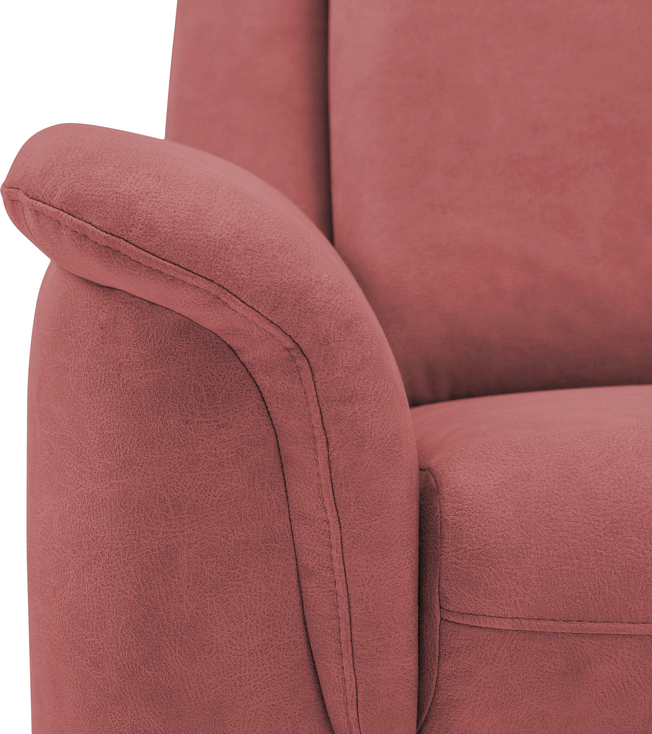 VILLA BECK Ecksofa »Garda L-Form«, (4 St.), inklusive Kopfteilverstellung, Stellmaß 309x277 cm