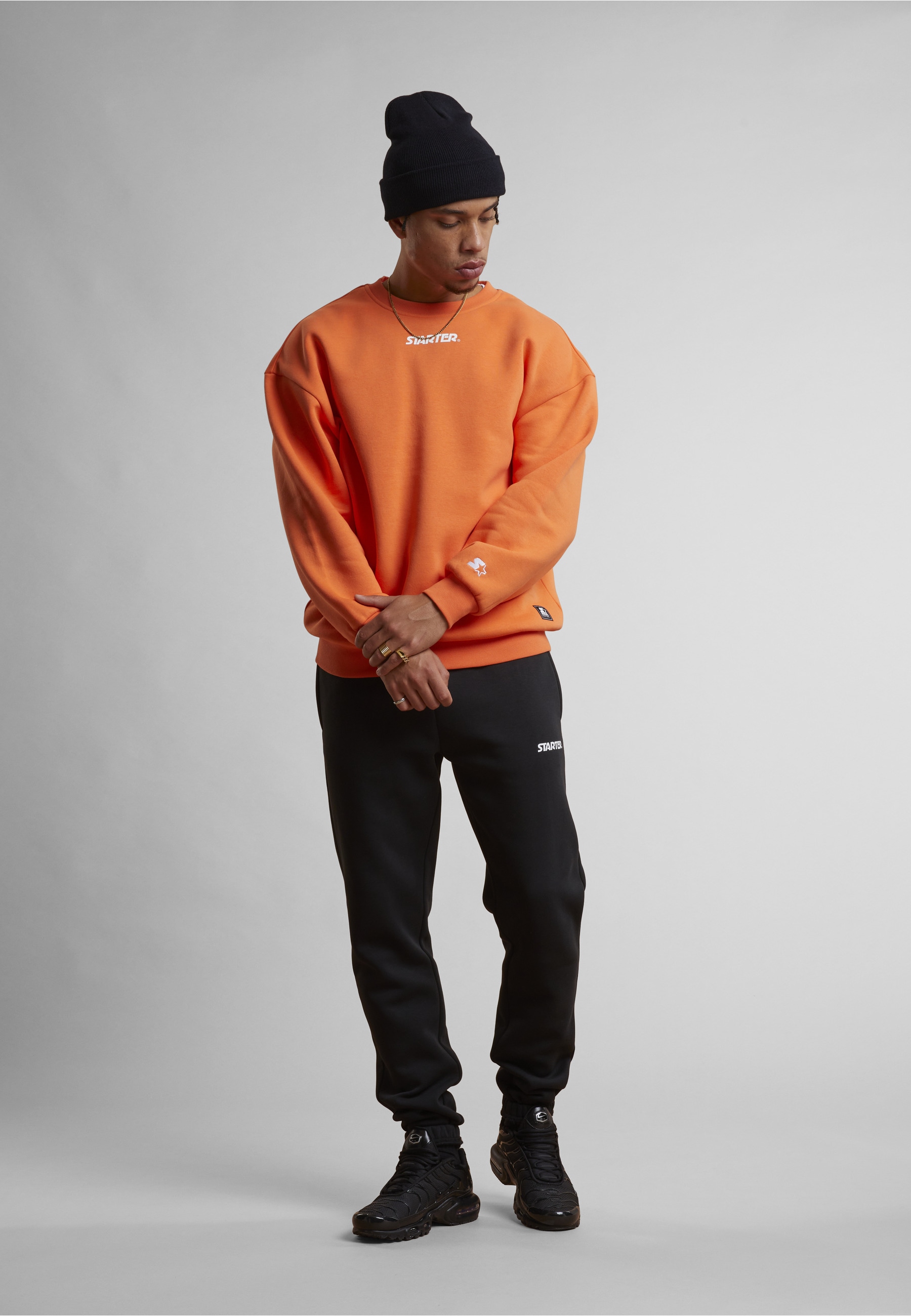 Starter Black Label Rundhalspullover »Starter Black Label Starter Small Logo Essential Crew« 1 Stk.