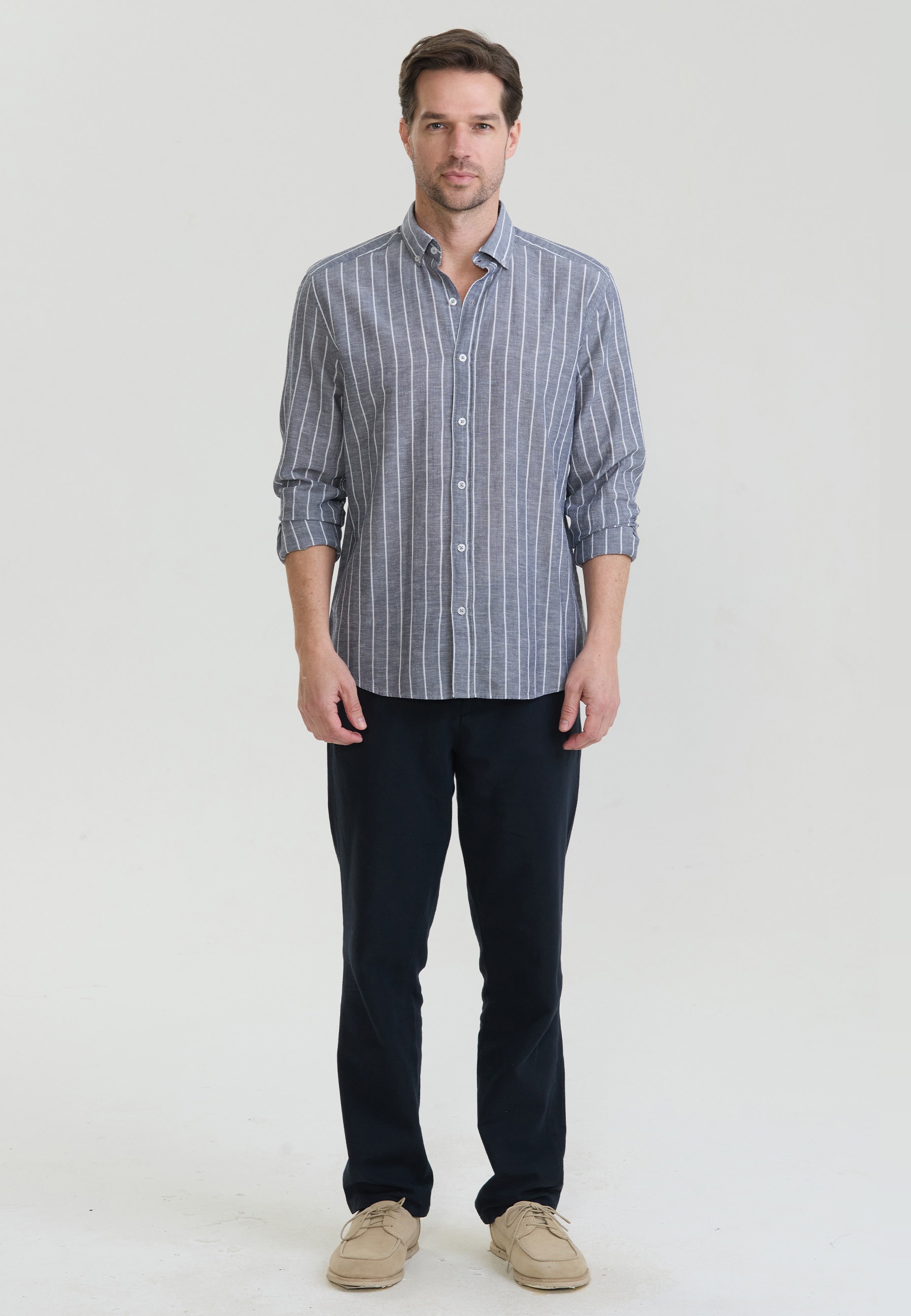 Felix Hardy Langarmhemd »Gestreiftes Langarm Hemd«